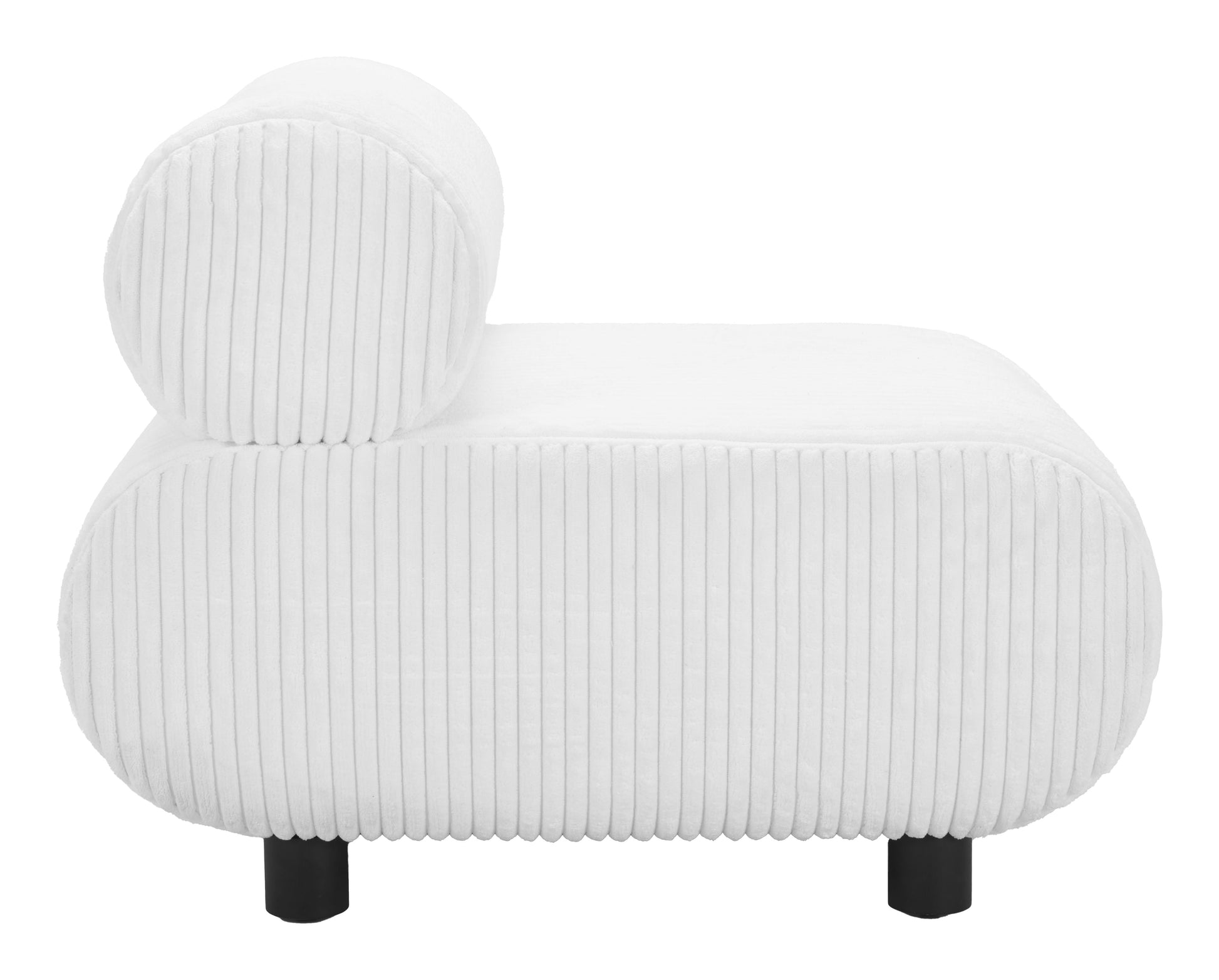 Rahat White Accent Chair - Ornate Home