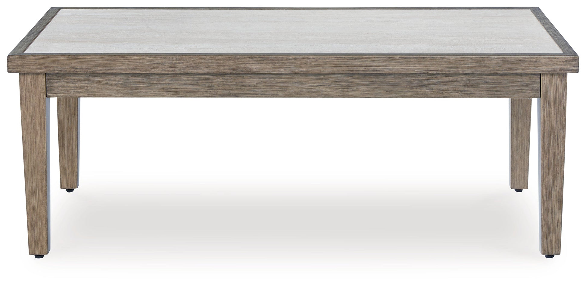 Rainier Ranch Brown/Beige Outdoor Coffee Table- Viva Furn