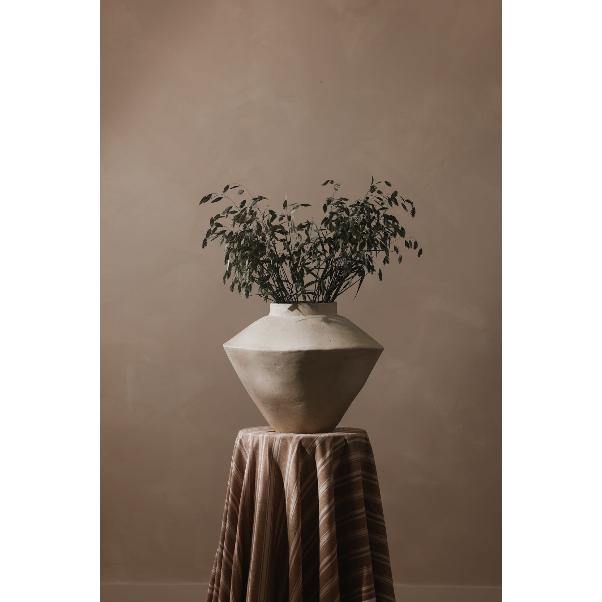 Raja Beige Large Decorative Vessel - Ornate Home