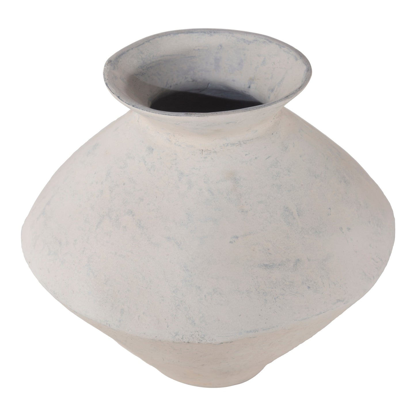 Raja White Medium Decorative Vessel - Ornate Home