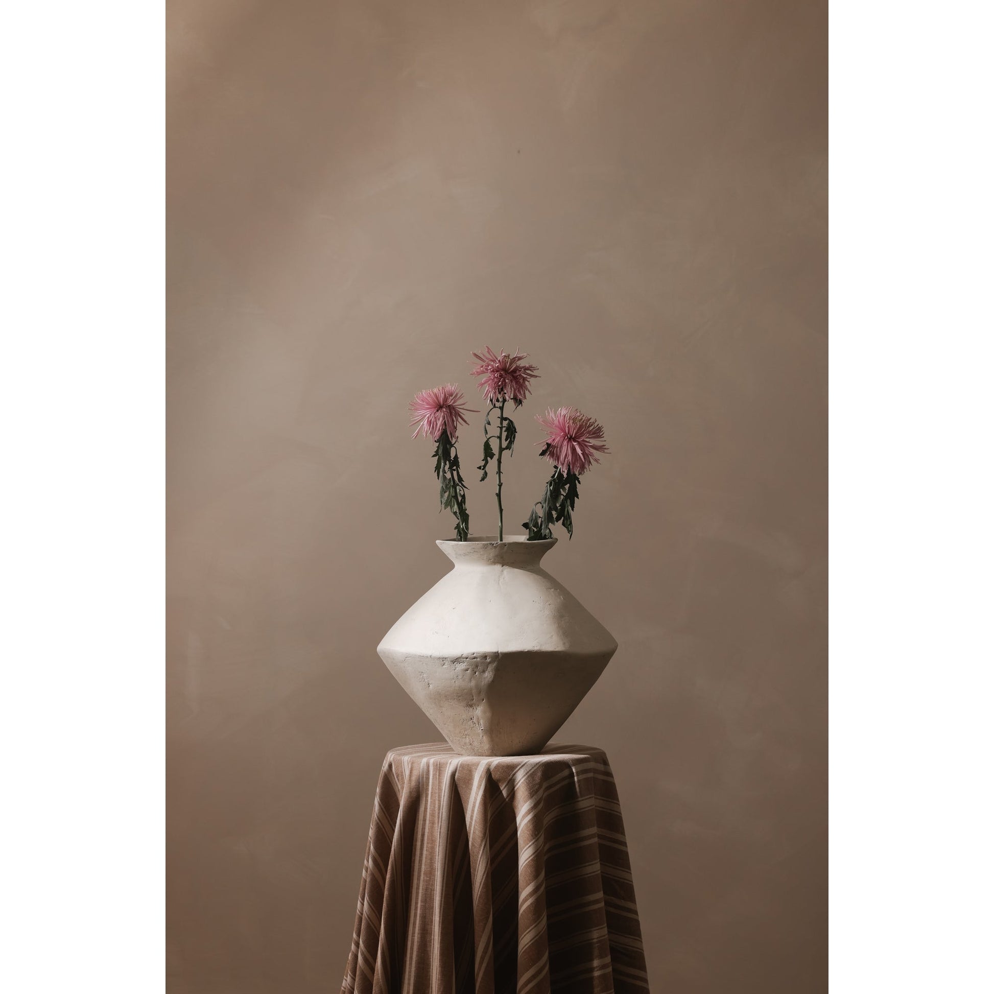 Raja White Medium Decorative Vessel - Ornate Home