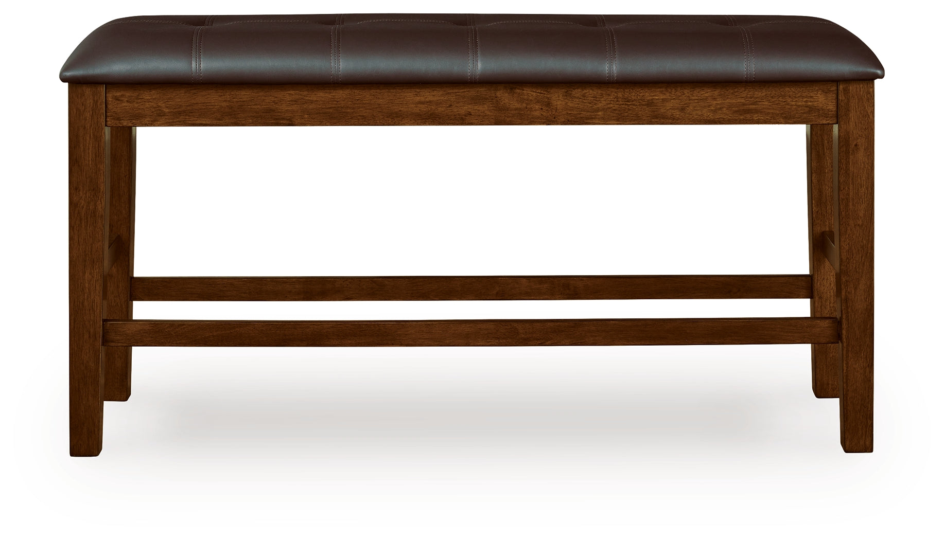 Ralene Medium Brown DBL Counter UPH Bench (1/CN)- Viva Furn