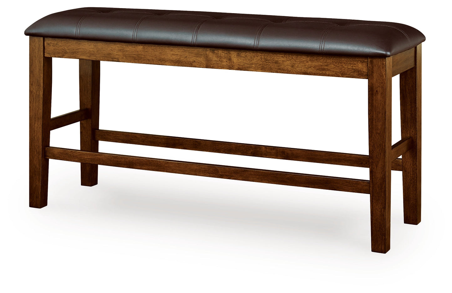 Ralene Medium Brown DBL Counter UPH Bench (1/CN)- Viva Furn