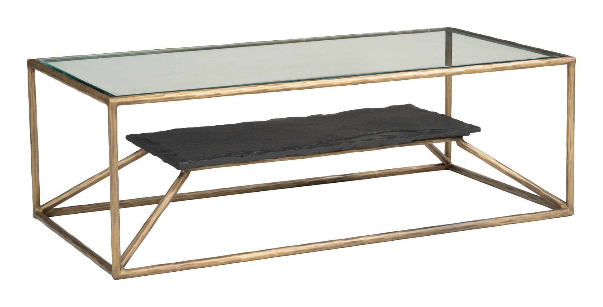 Ranol Brass Coffee Table - Ornate Home