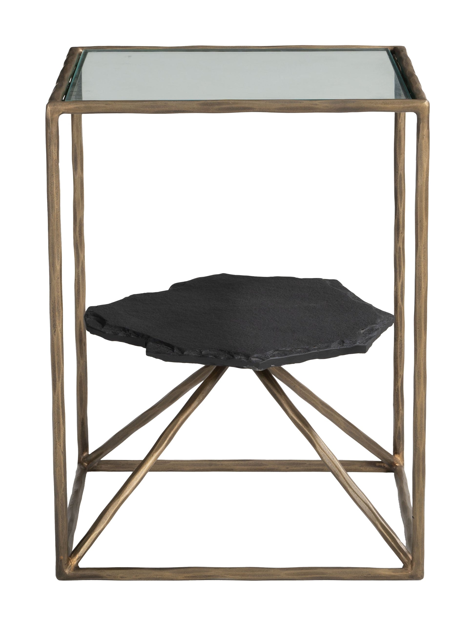 Ranol Brass Side Table - Ornate Home