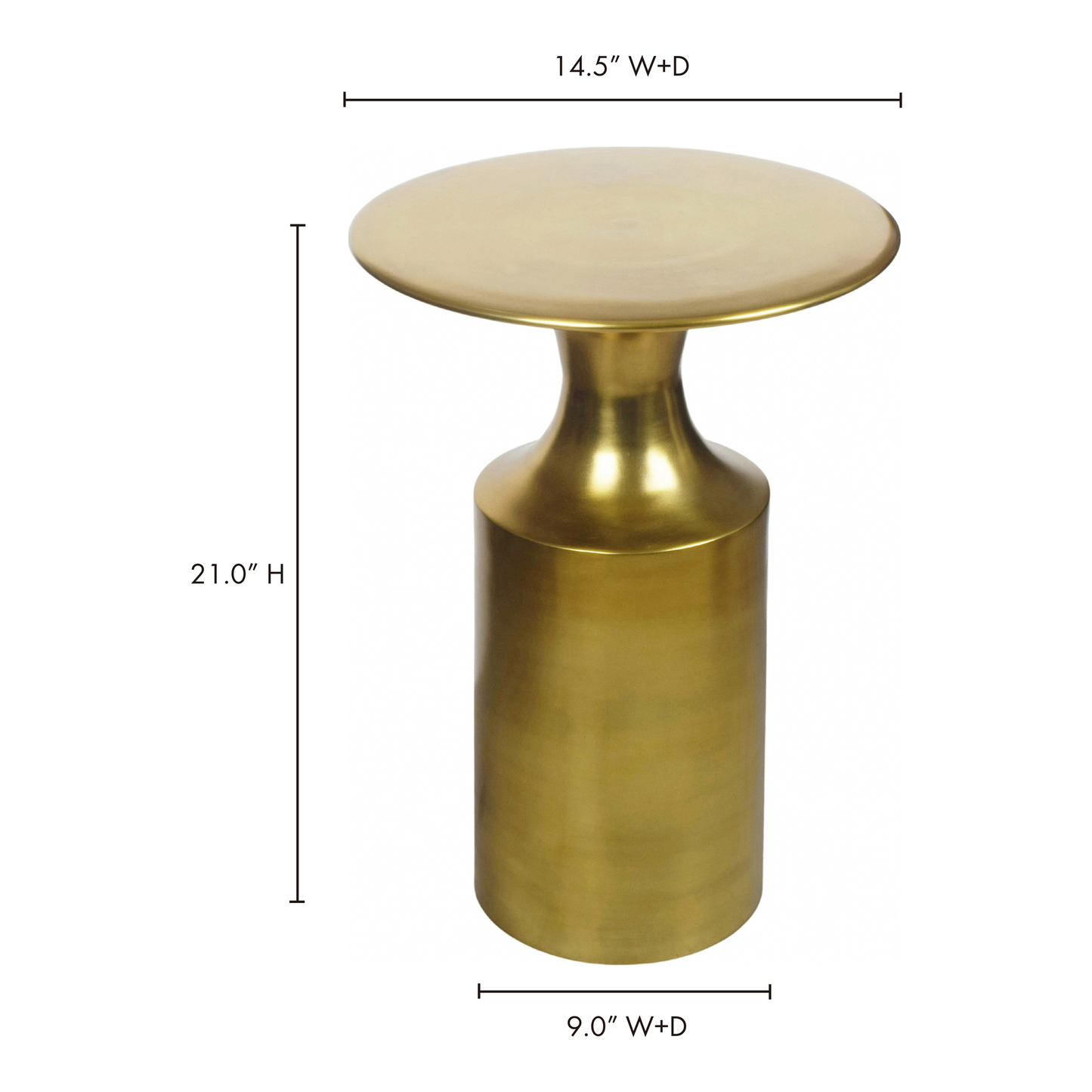 Rassa Zinc Accent Table - Ornate Home