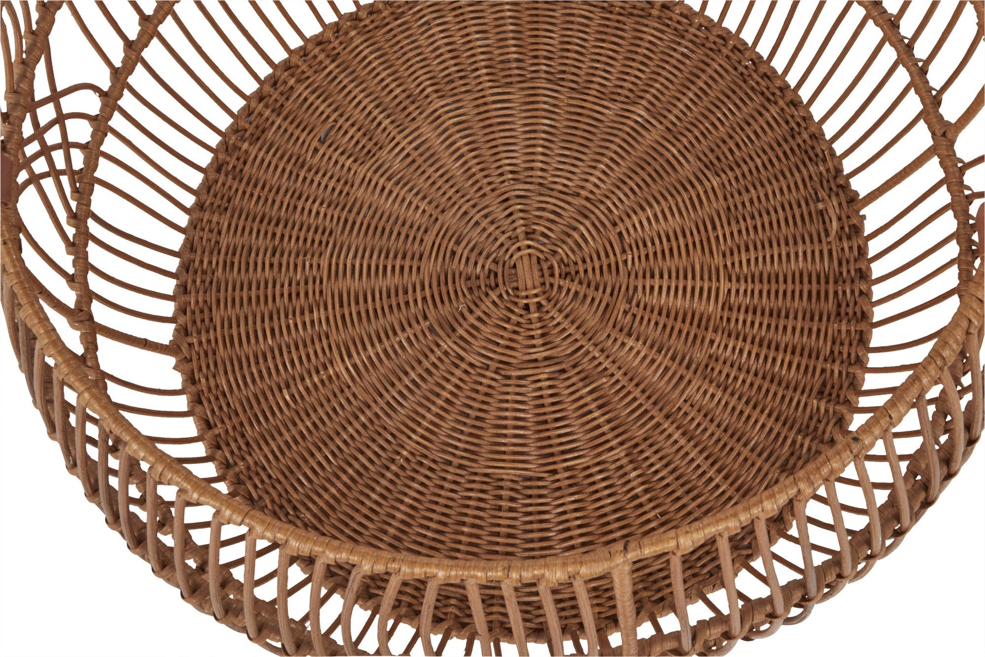 Rattan Iron Natural Basket - Ornate Home