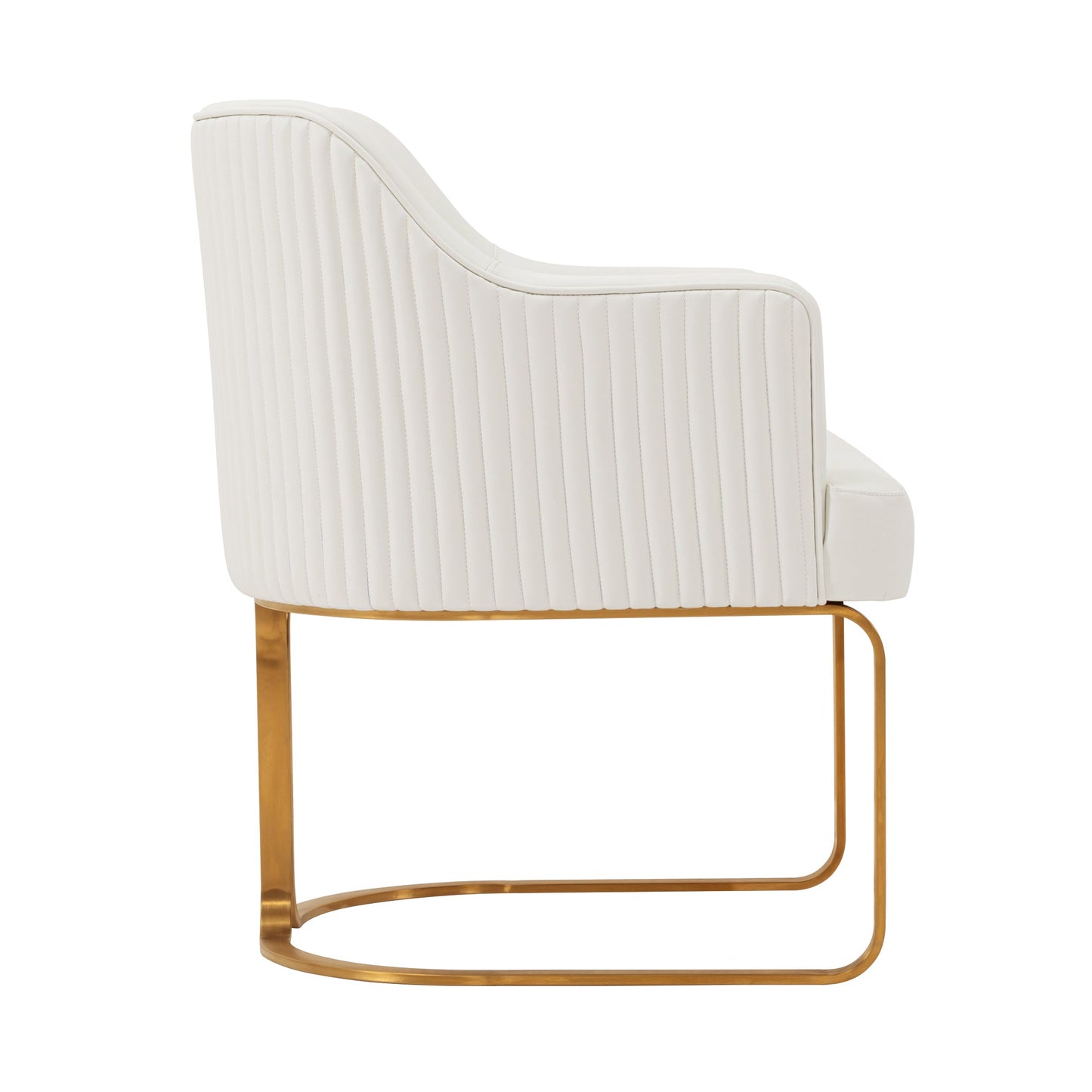 Raya Dining Armchair in Cream (set of 2) - Ornate Home