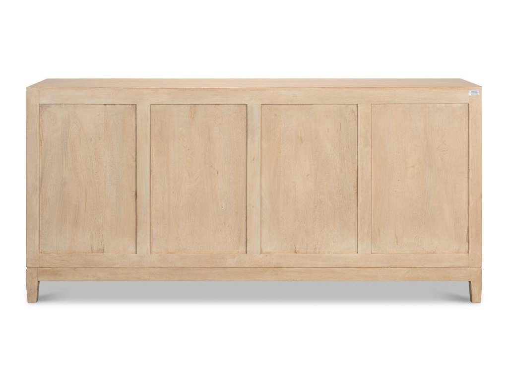 Rayon Tan Four Door Sideboard - Ornate Home