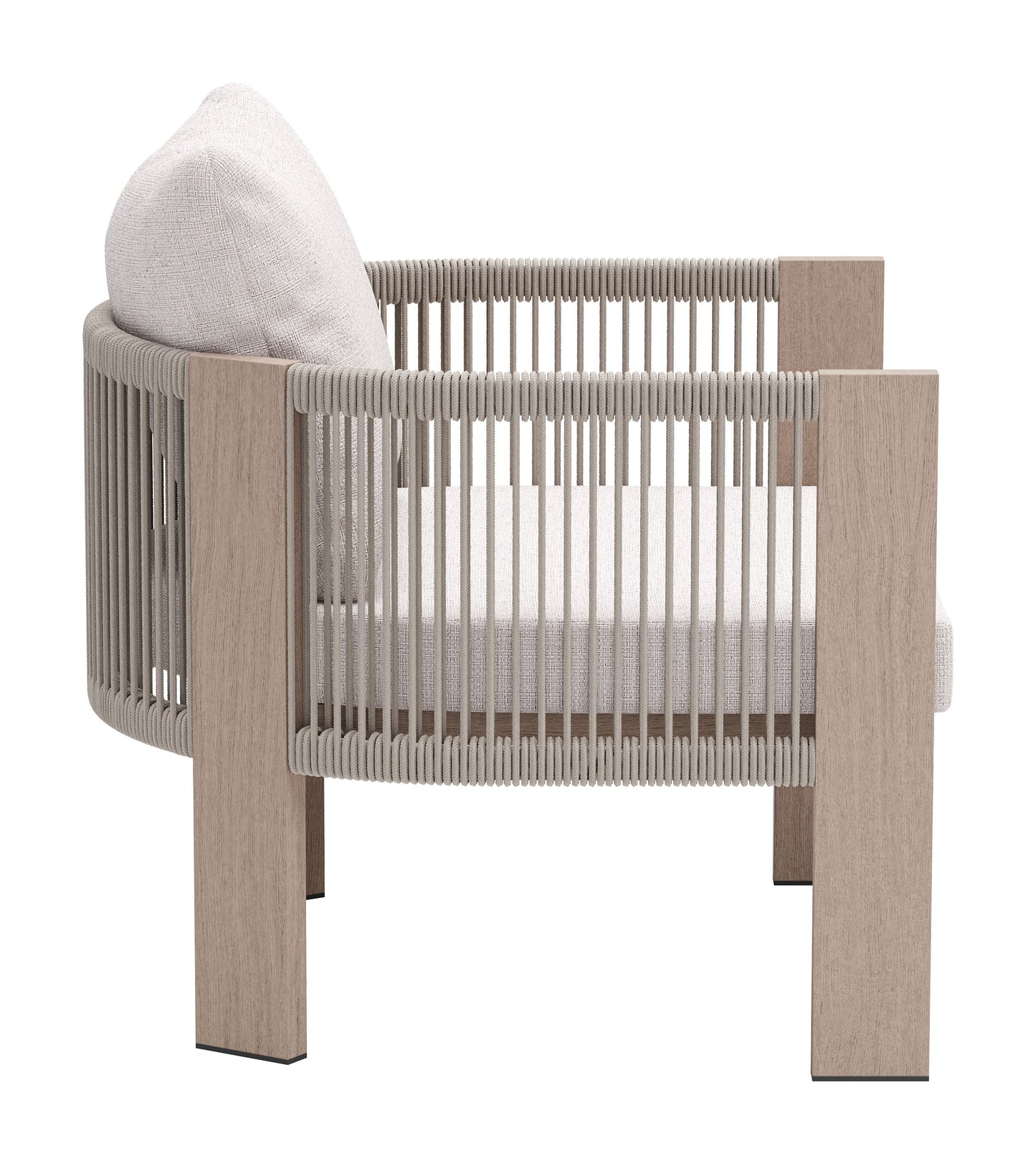 Rebel Beige Outdoor Accent Chair - Ornate Home