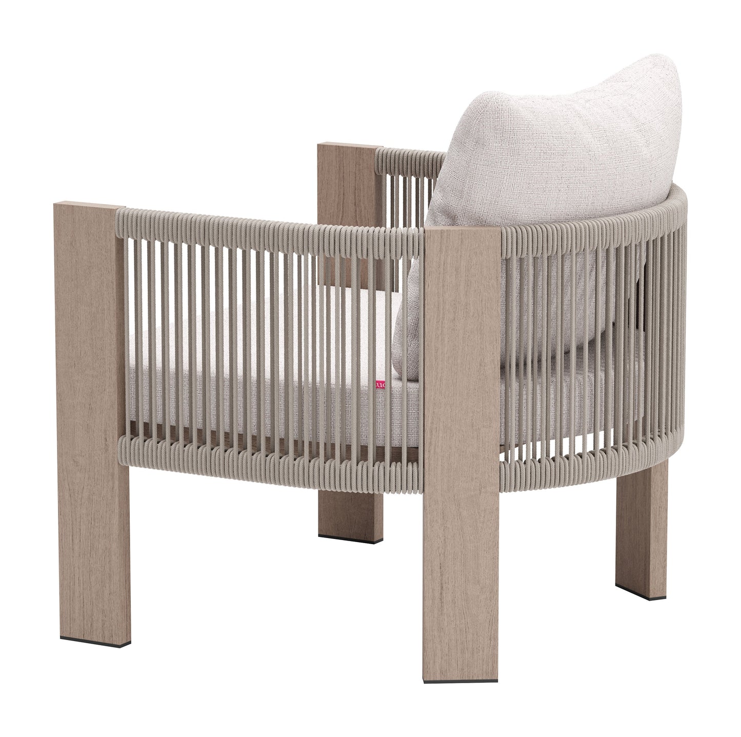 Rebel Beige Outdoor Accent Chair - Ornate Home