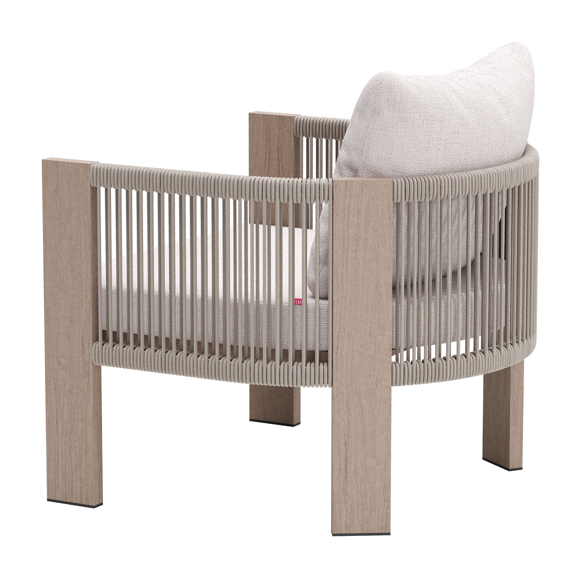 Rebel Beige Outdoor Accent Chair - Ornate Home