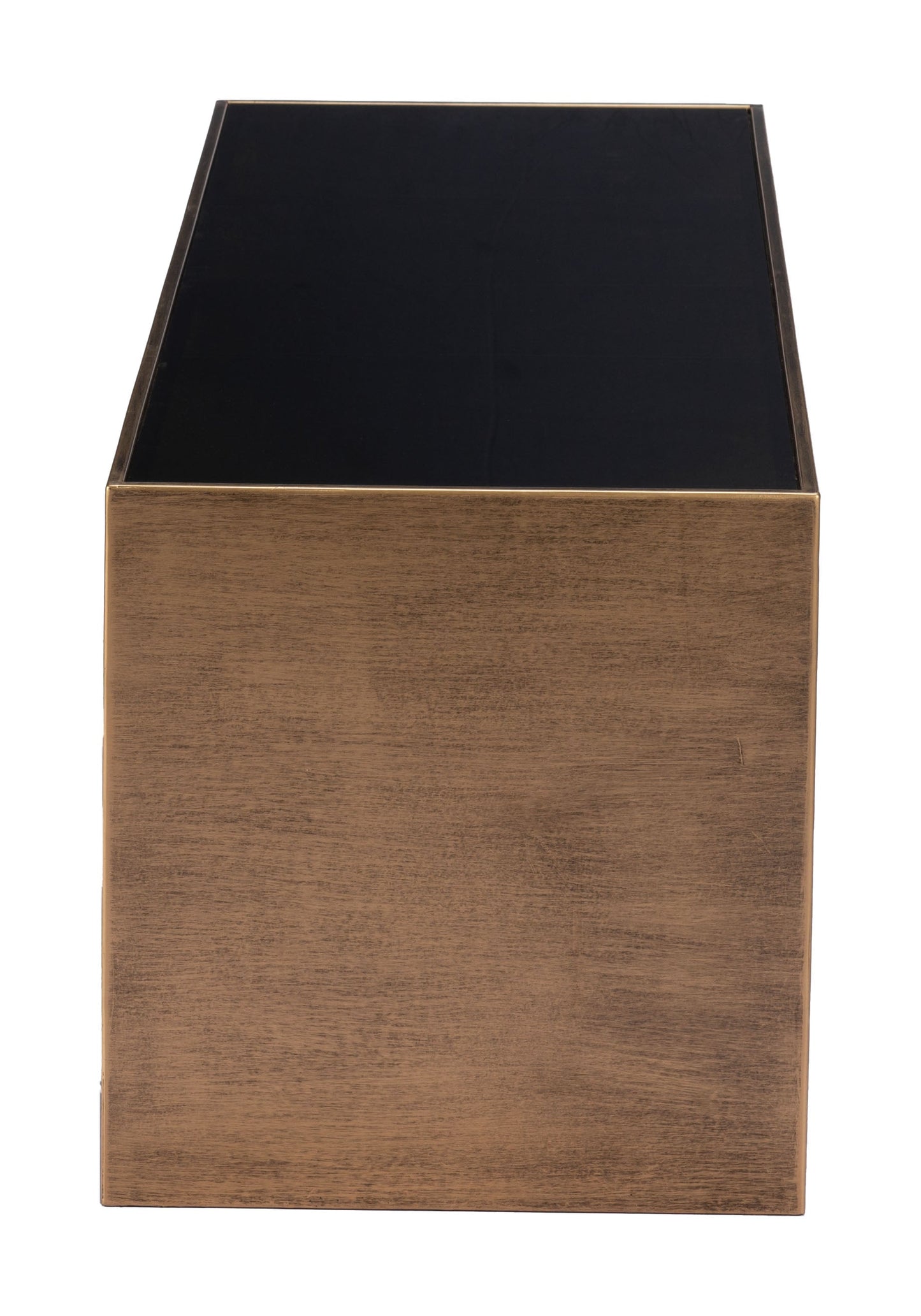 Reed Brass & Black Coffee Table - Ornate Home