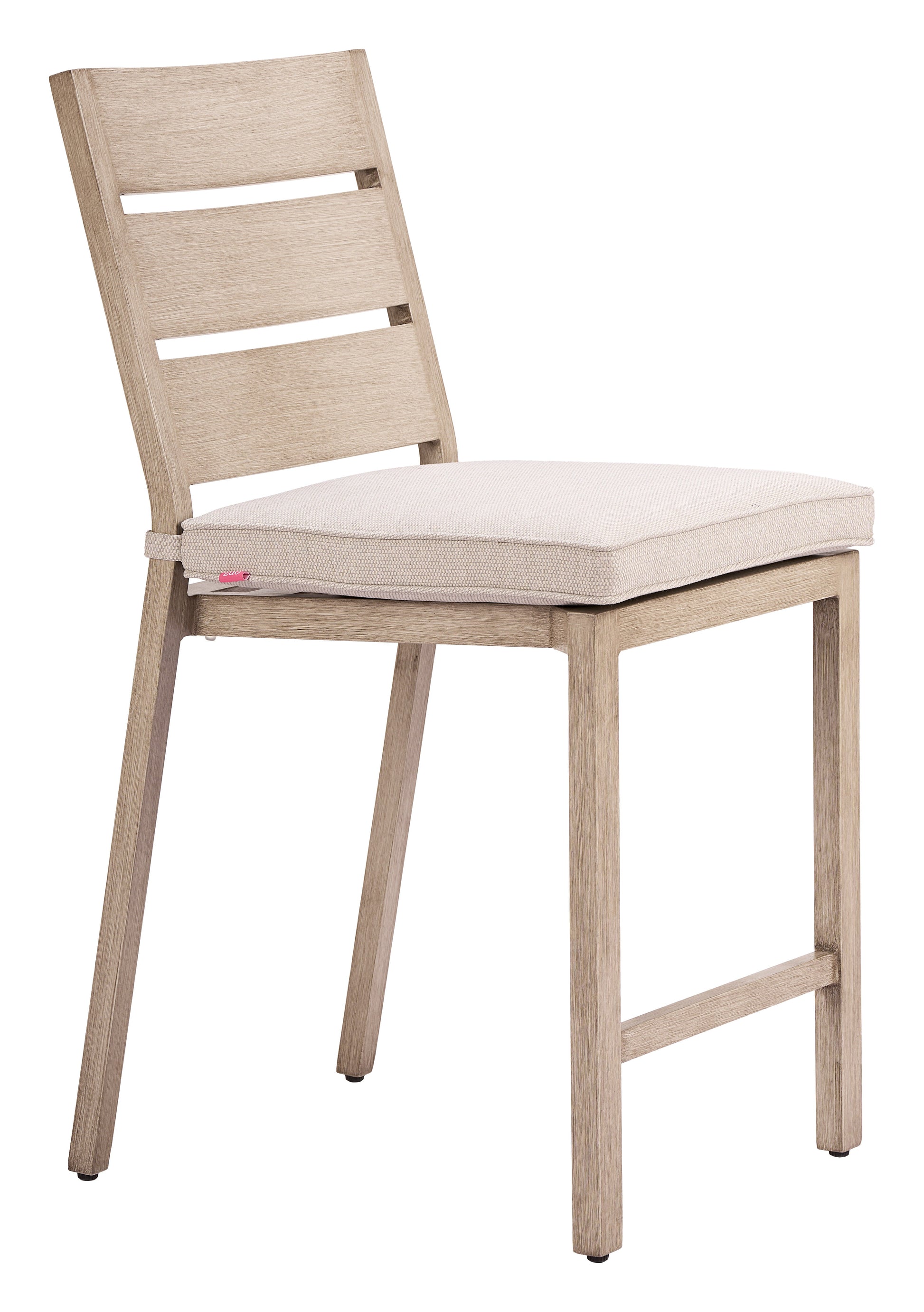 Reefline Gray Outdoor Armless Counter Stool (Set of 2) - Ornate Home