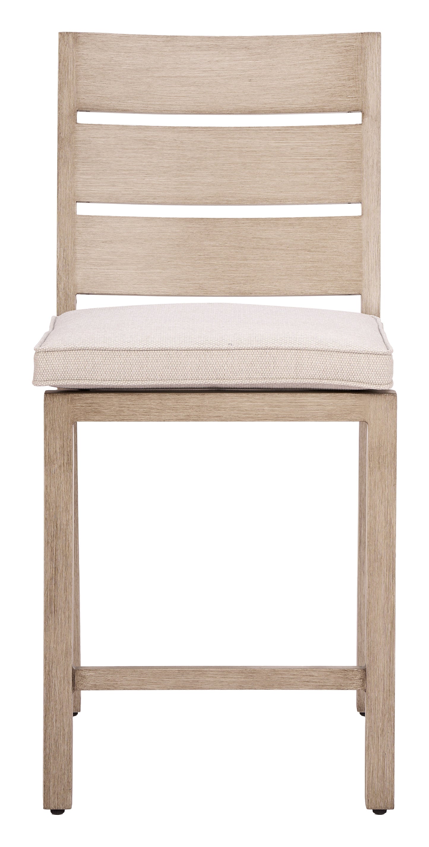 Reefline Gray Outdoor Armless Counter Stool (Set of 2) - Ornate Home