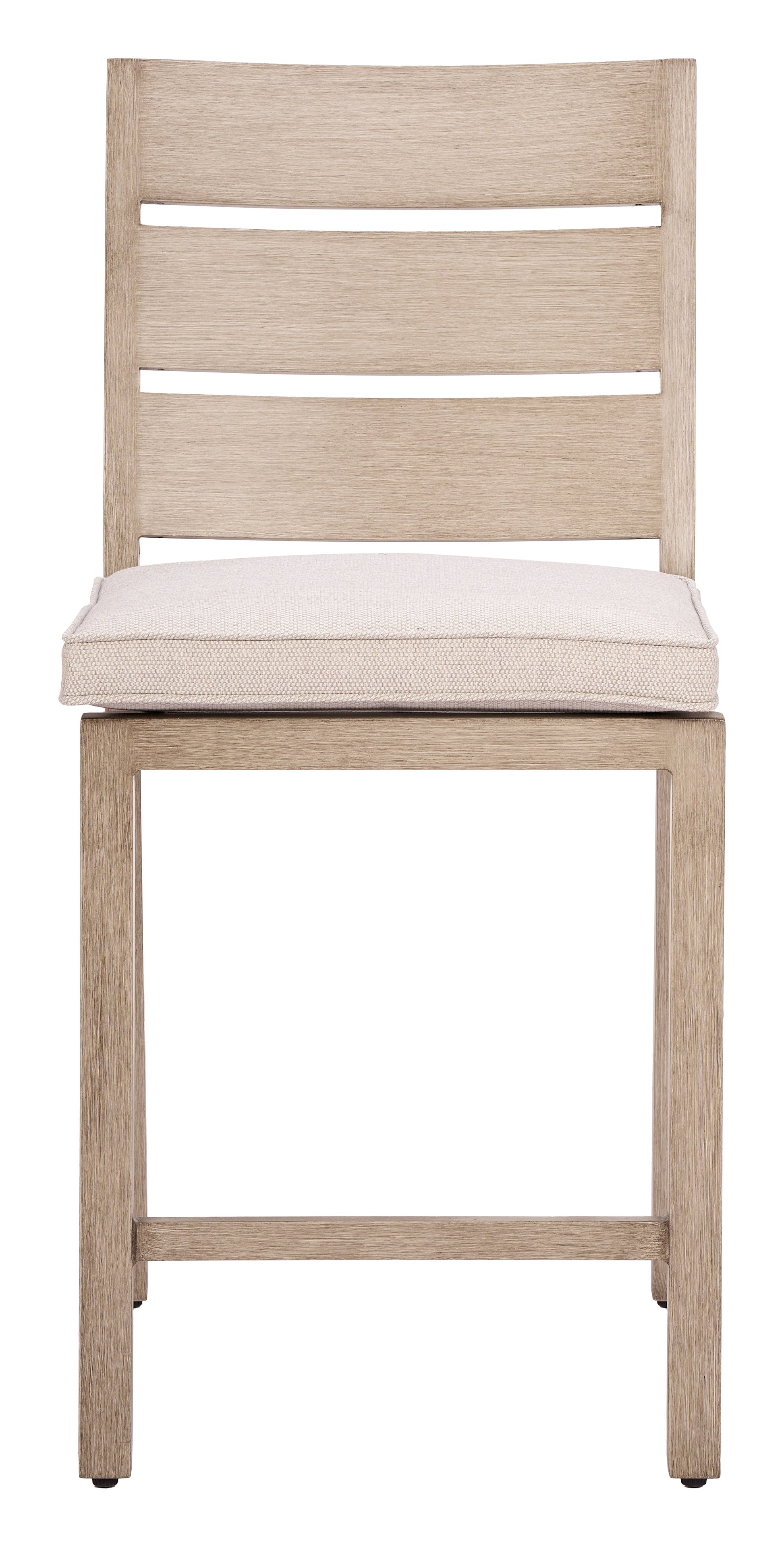 Reefline Gray Outdoor Armless Counter Stool (Set of 2) - Ornate Home