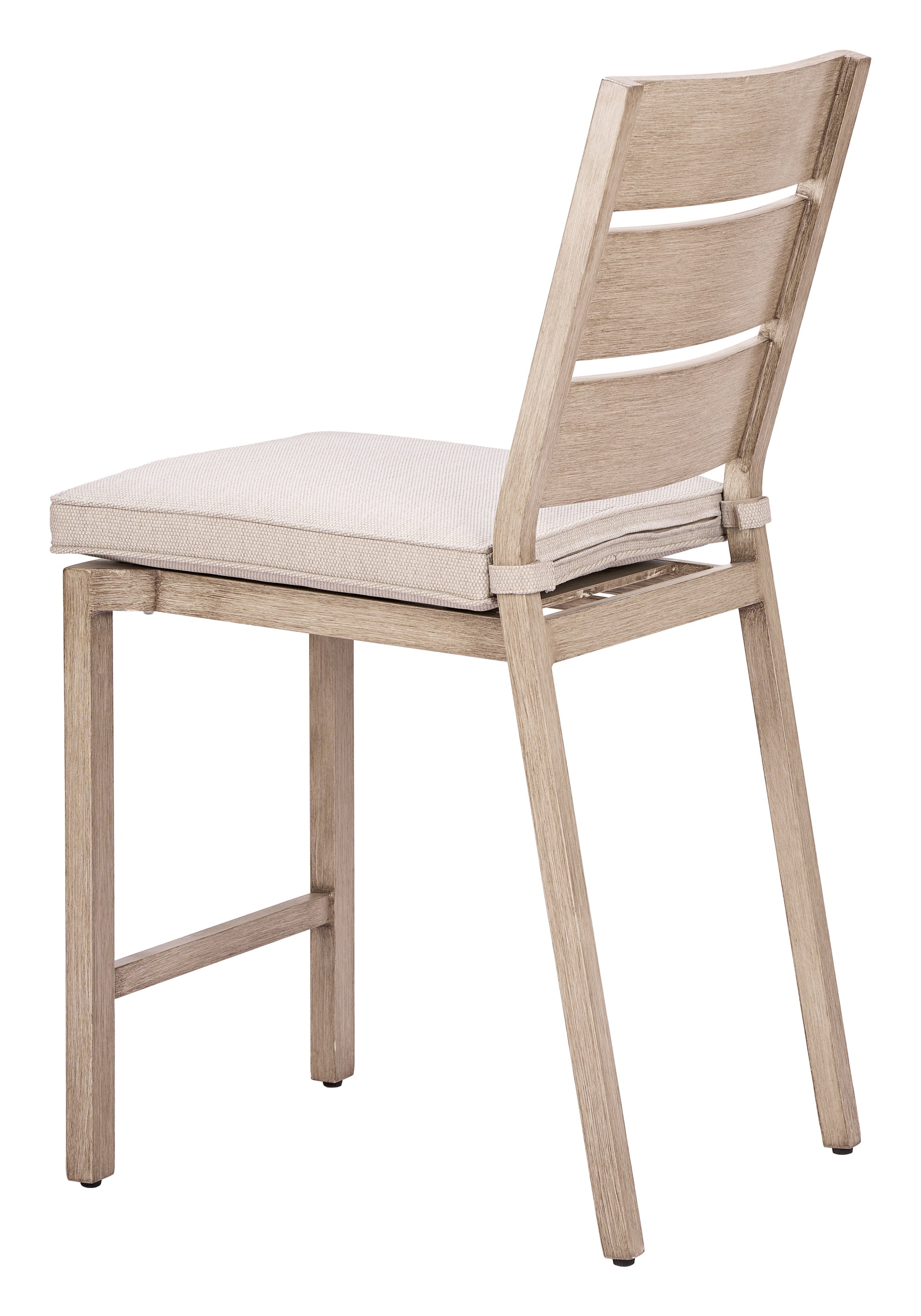 Reefline Gray Outdoor Armless Counter Stool (Set of 2) - Ornate Home