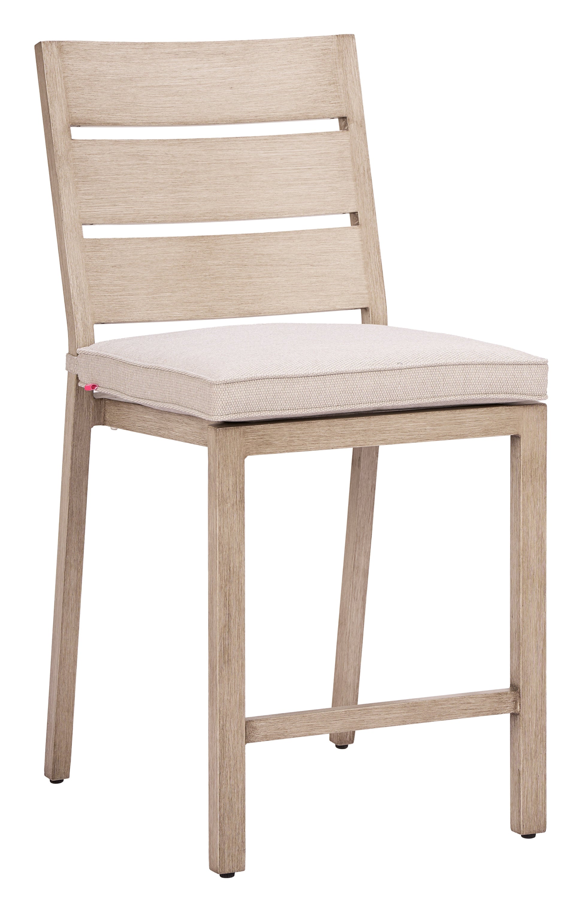 Reefline Gray Outdoor Armless Counter Stool (Set of 2) - Ornate Home