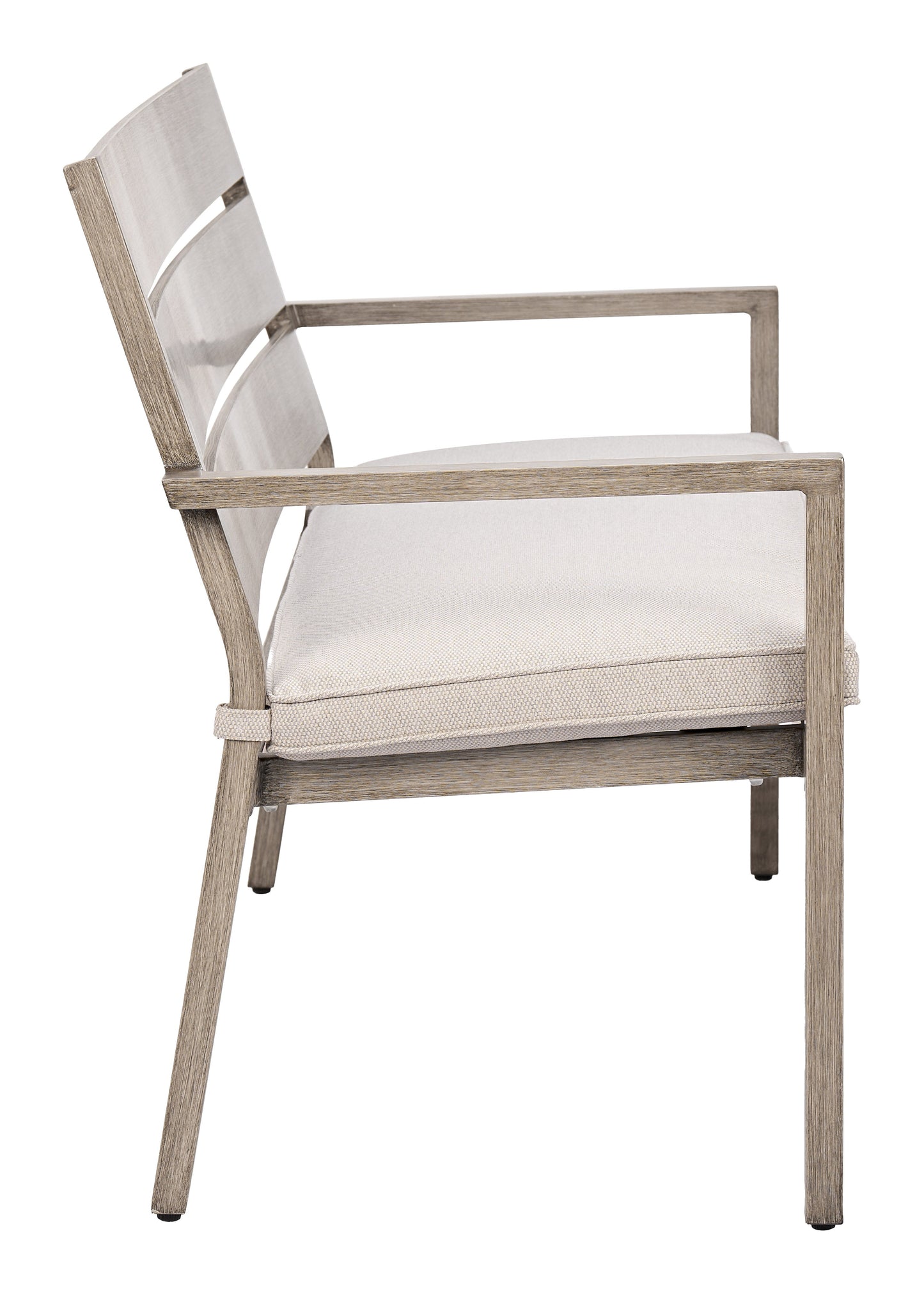 Reefline Gray Outdoor Bench (Set of 2) - Ornate Home