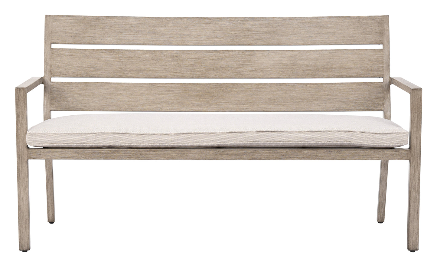 Reefline Gray Outdoor Bench (Set of 2) - Ornate Home