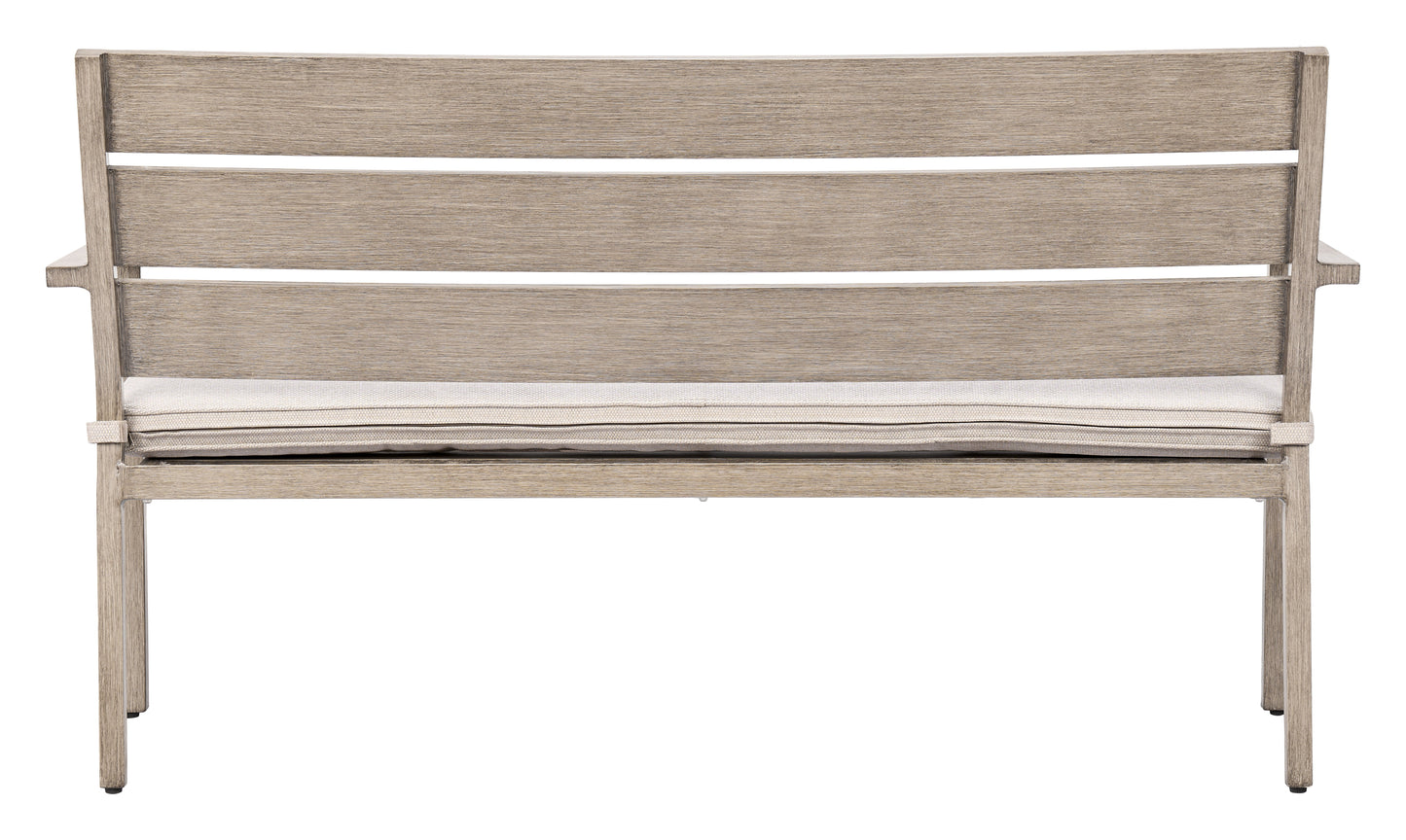 Reefline Gray Outdoor Bench (Set of 2) - Ornate Home