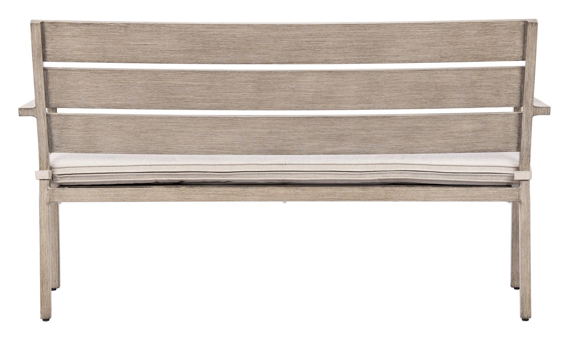 Reefline Gray Outdoor Bench (Set of 2) - Ornate Home