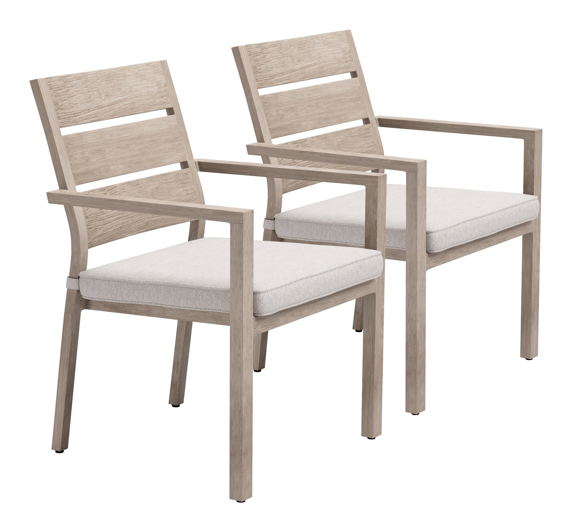Reefline Gray Outdoor Dining Chair (Set of 2) - Ornate Home