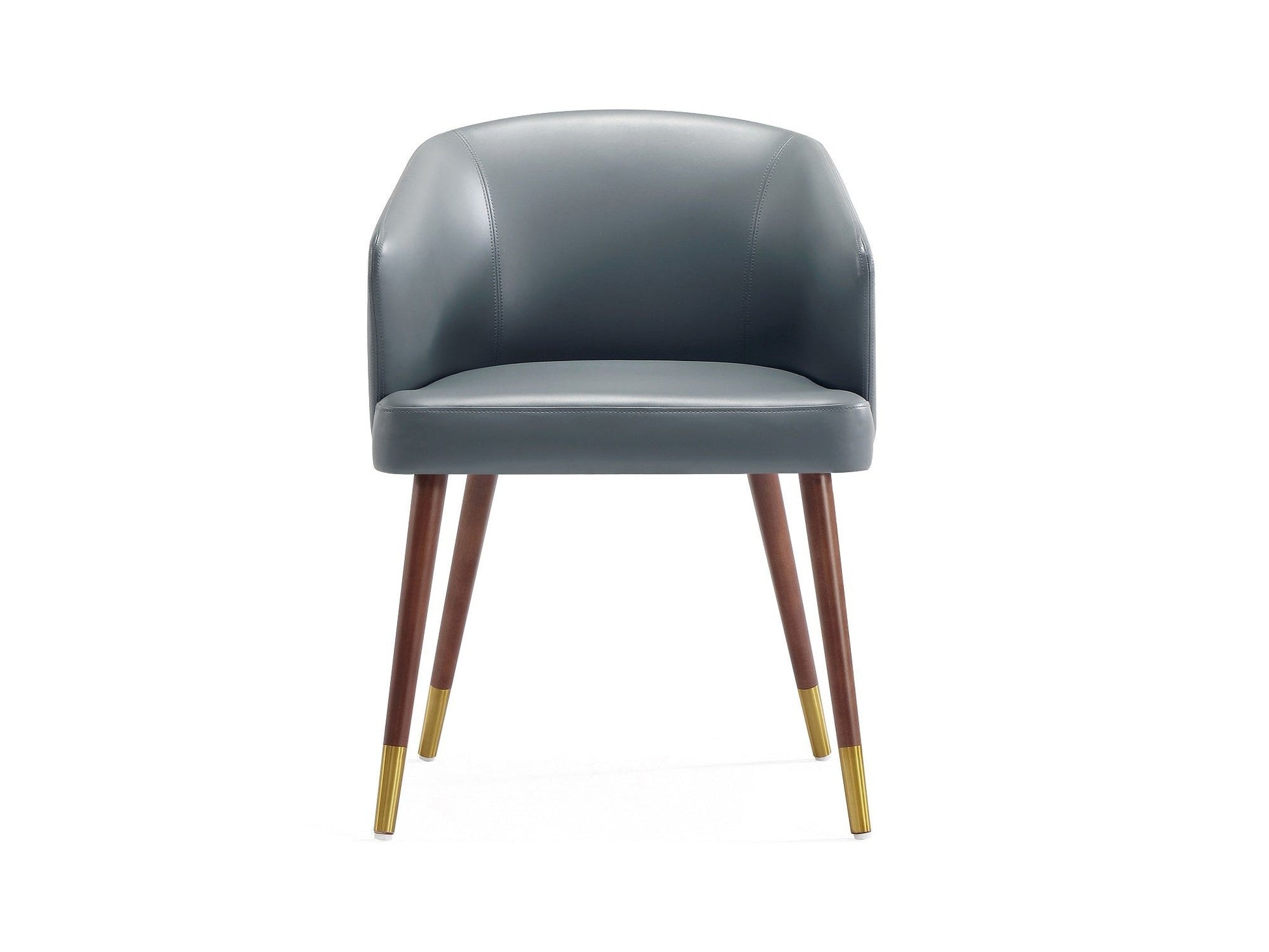 Reeva Dining Chair in Walnut and Graphite Grey - Ornate Home