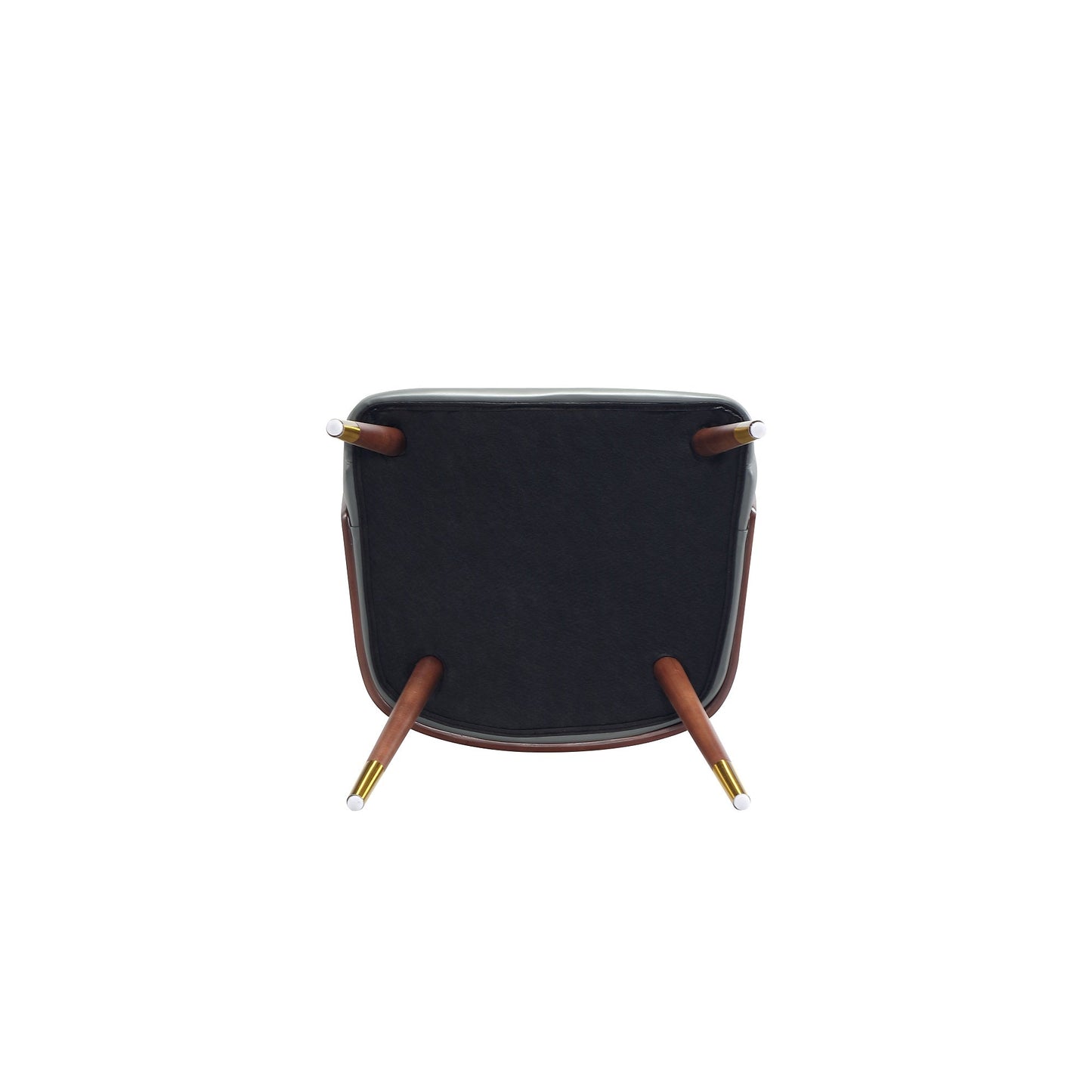 Reeva Dining Chair in Walnut and Graphite Grey (set of 2) - Ornate Home