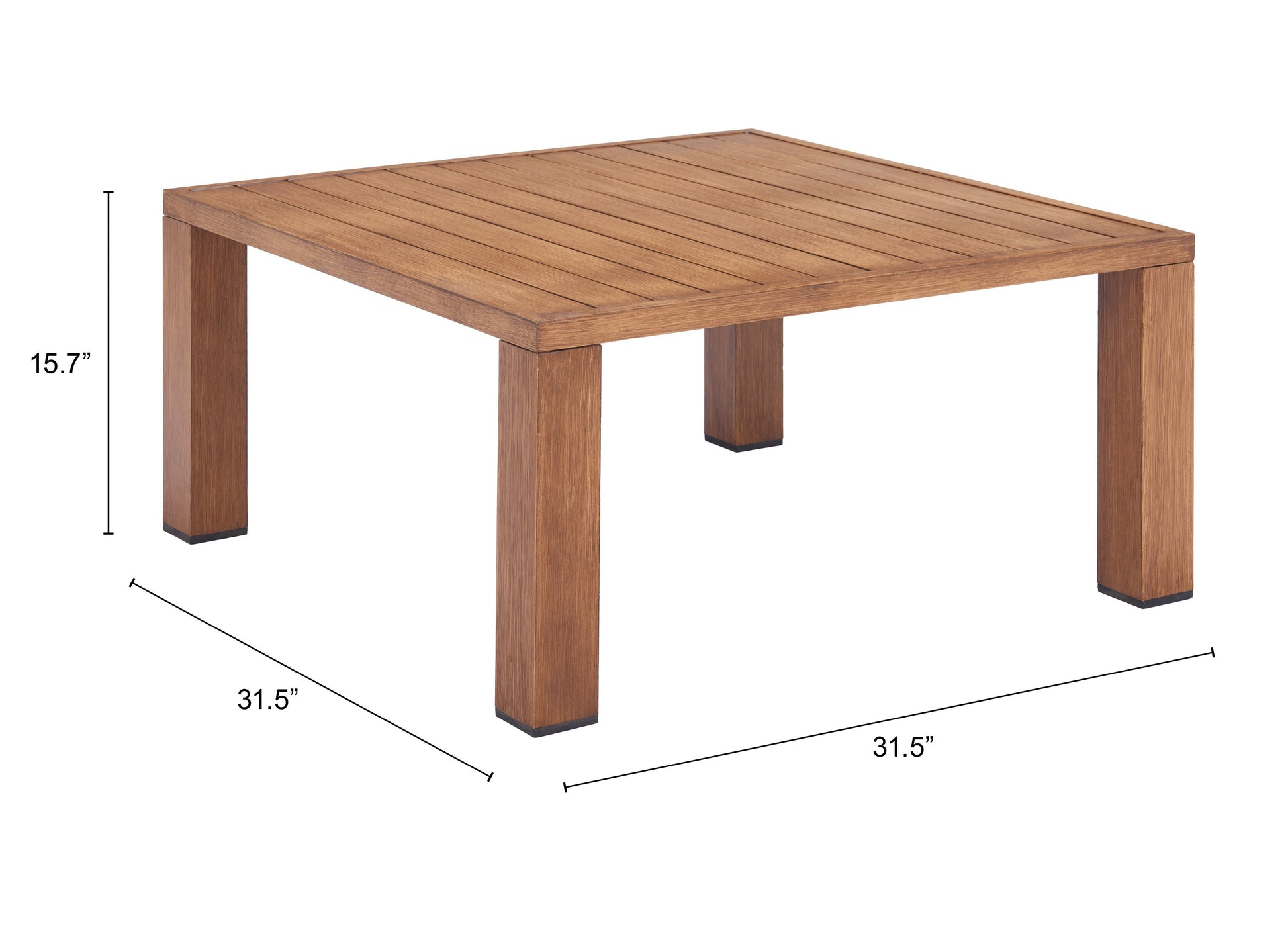 Regels Natural Outdoor Coffee Table - Ornate Home