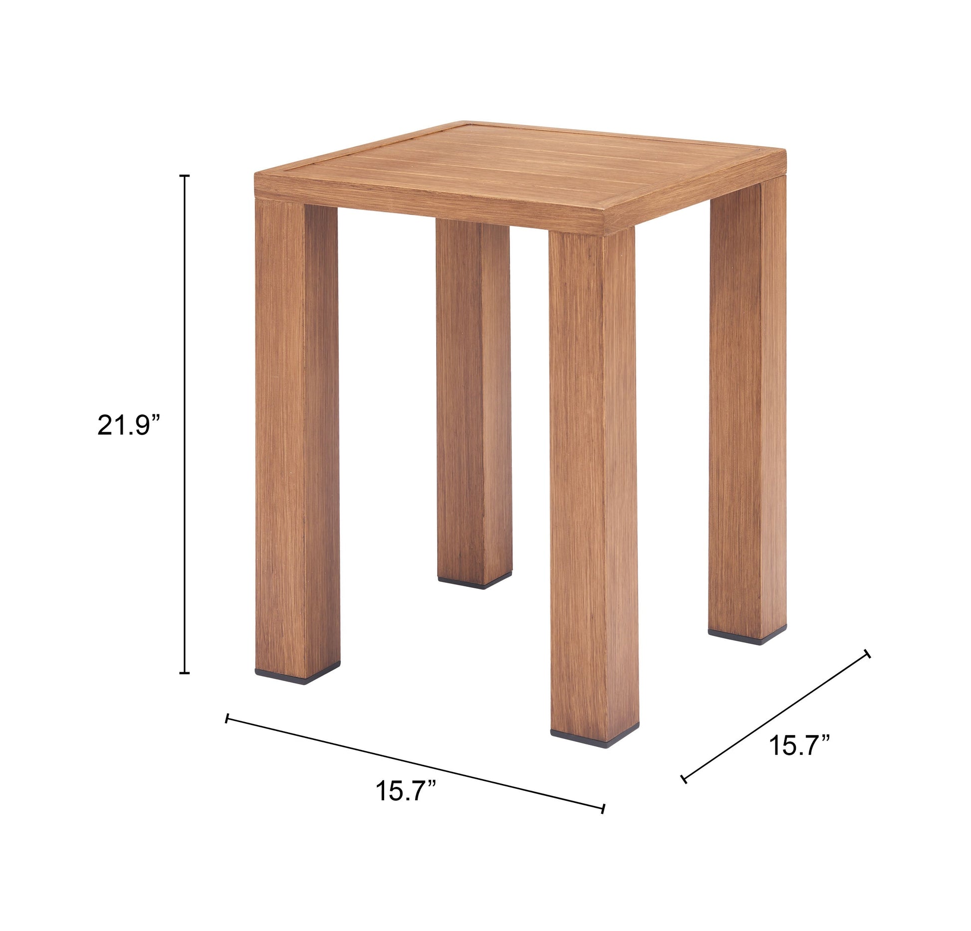 Regels Natural Outdoor Side Table - Ornate Home