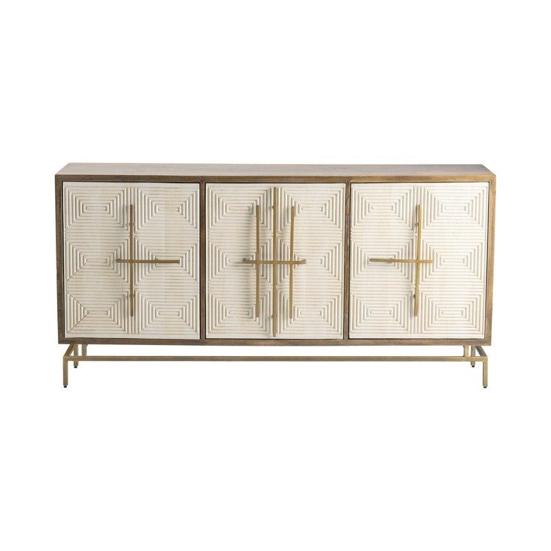 Rembrandt Brown/Beige Sideboard - Ornate Home