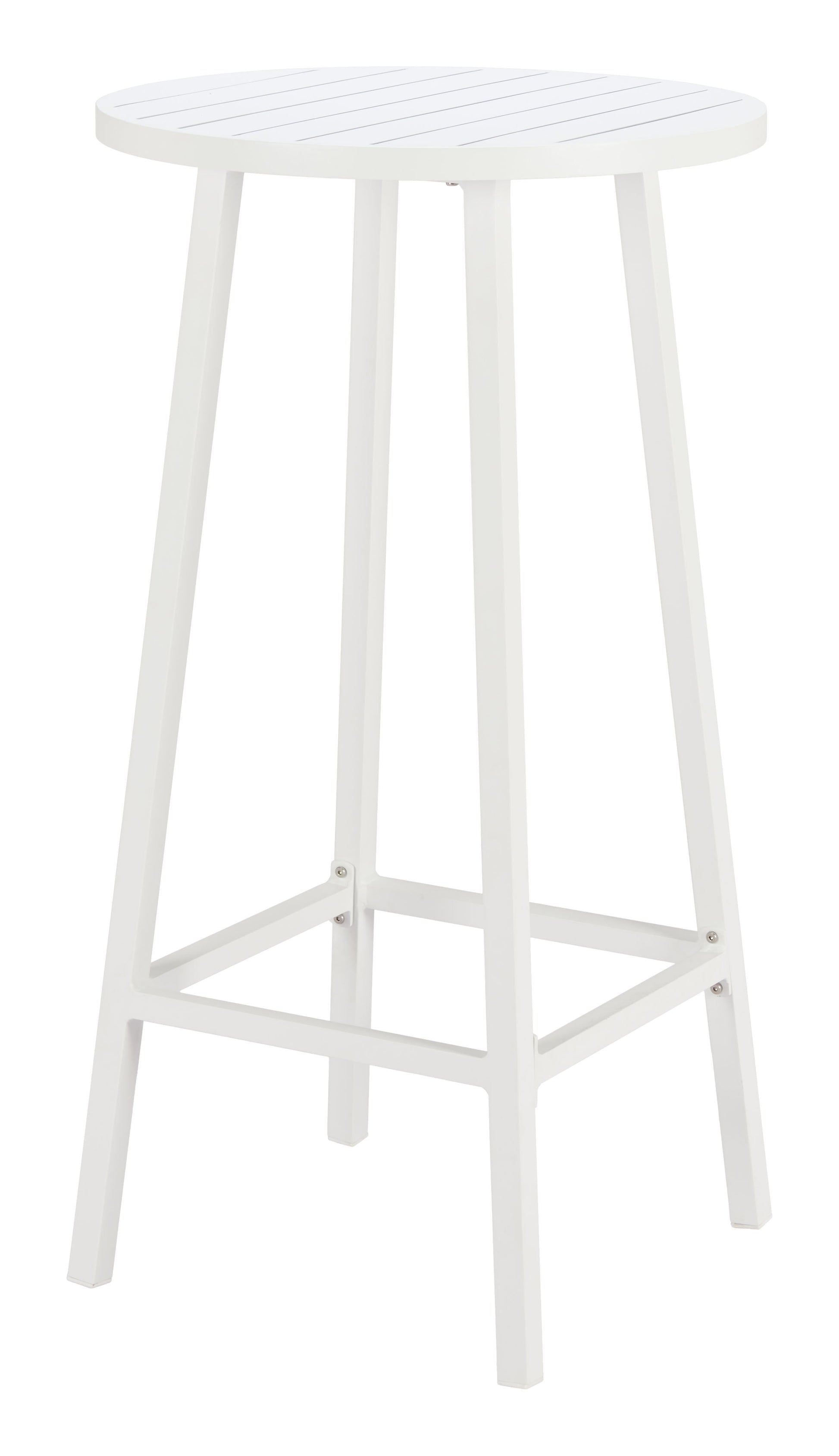 Ren White Outdoor Bar Table - Ornate Home