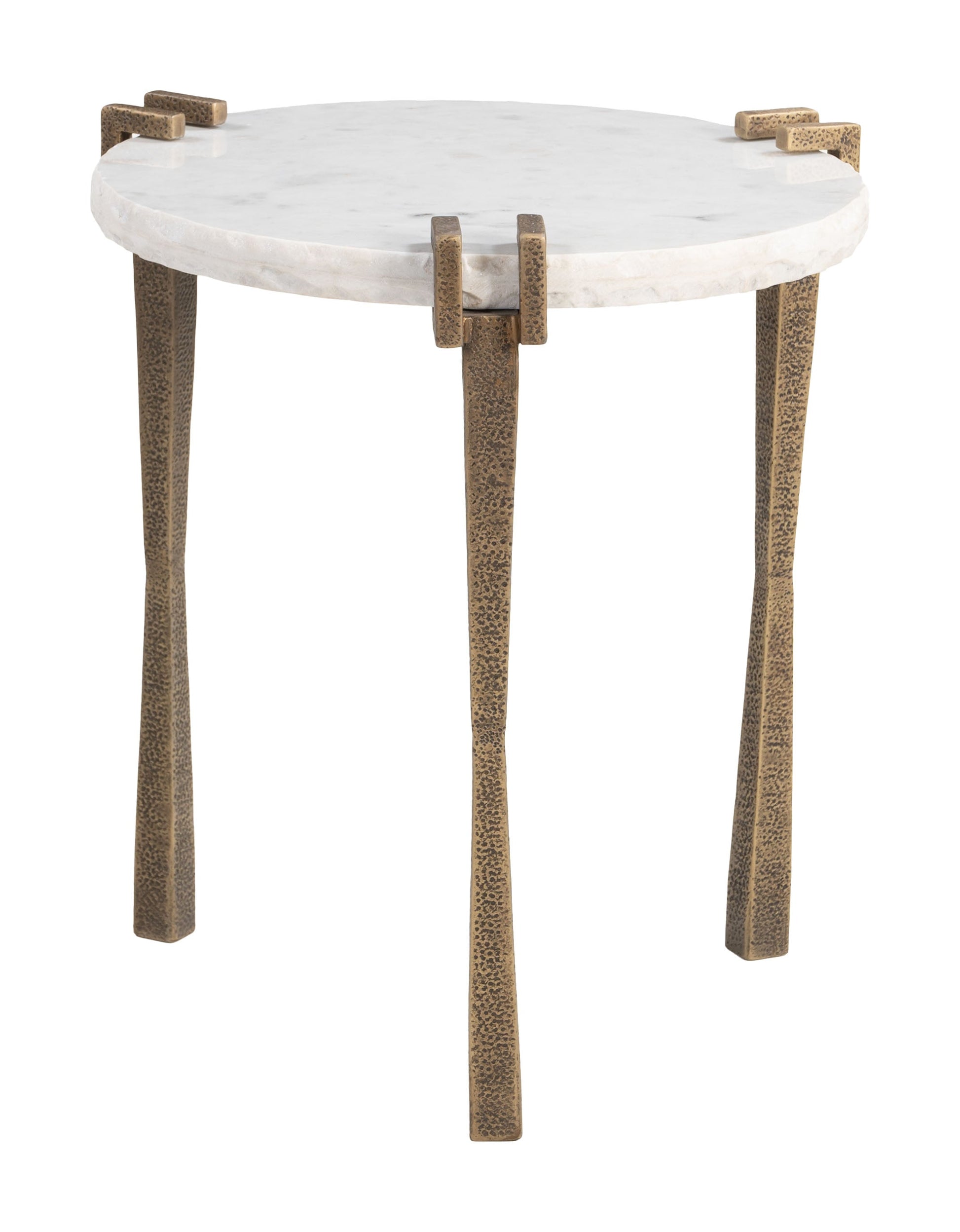 Rench White Side Table - Ornate Home