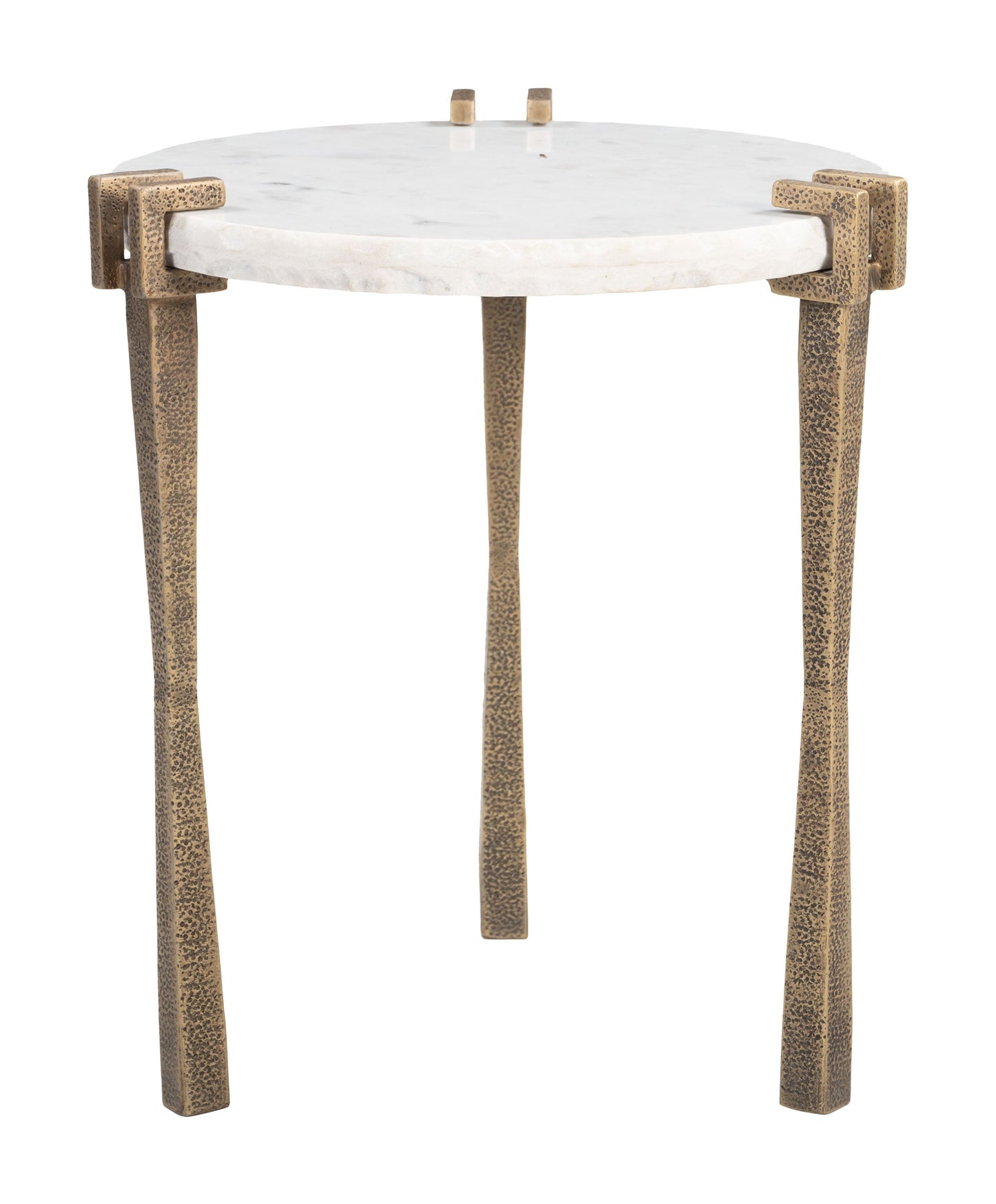 Rench White Side Table - Ornate Home