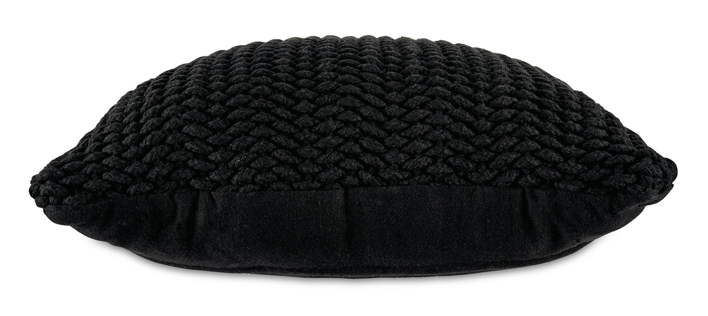Renemore Black Pillow (Set of 4)- Viva Furn