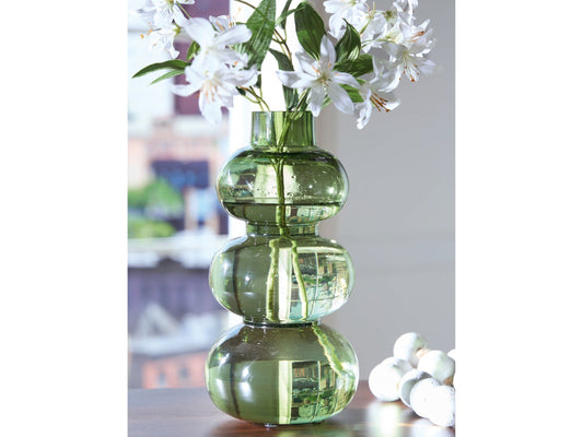 Renethorne Green Vase- Viva Furn