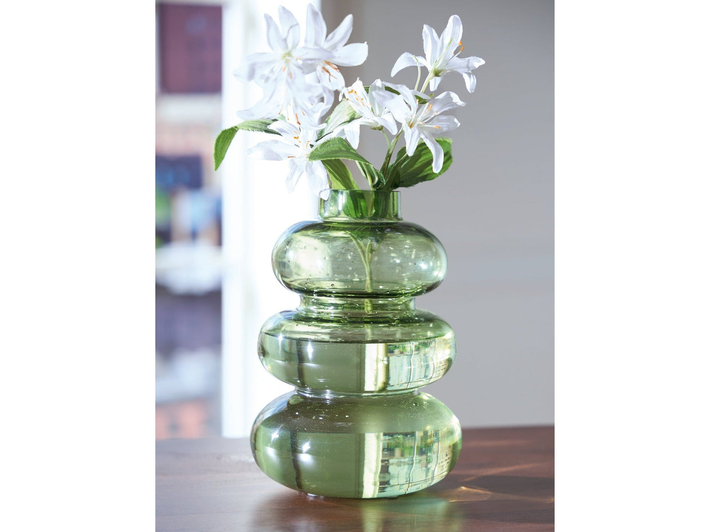 Renethorne Green Vase- Viva Furn