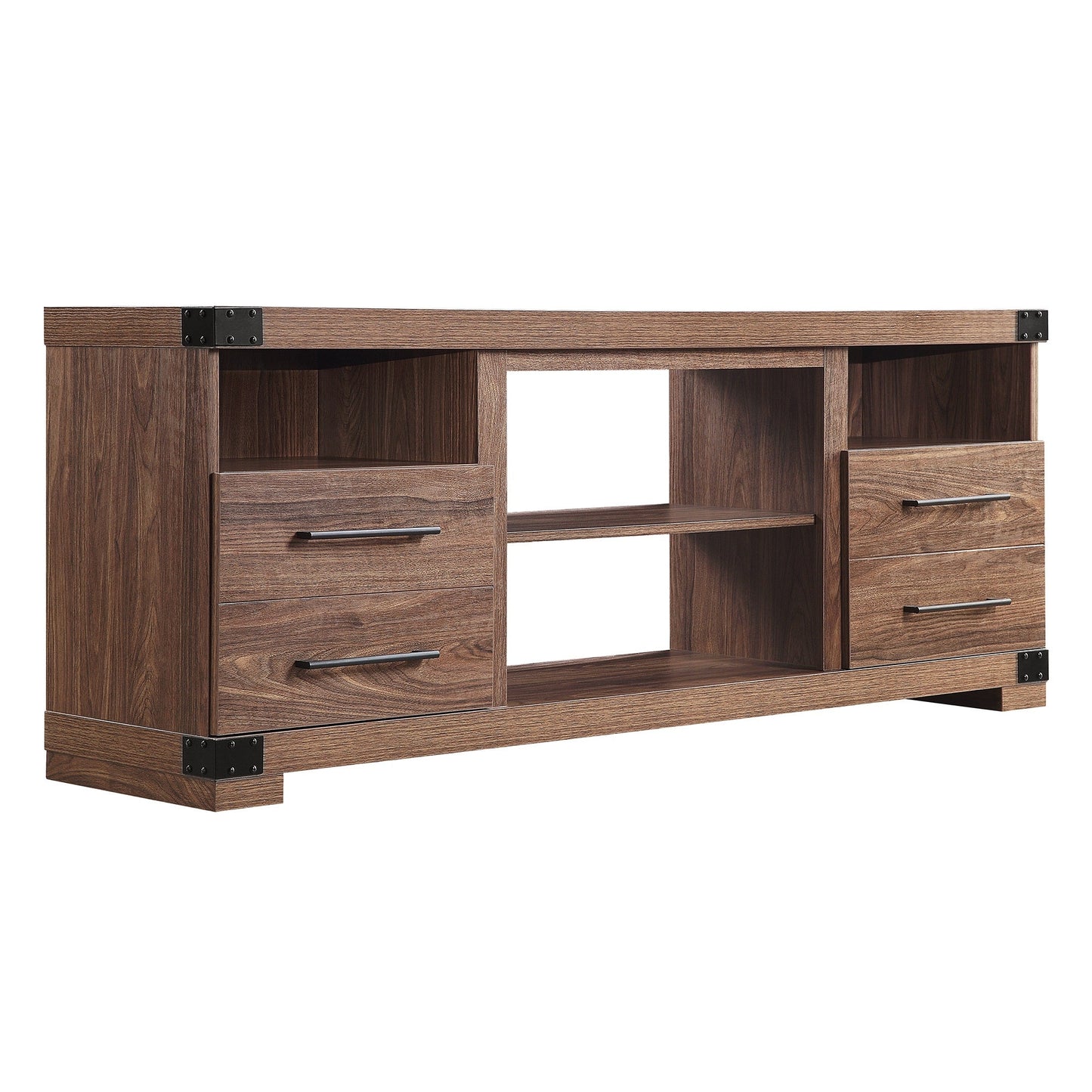 Richmond 60" TV Stand in Brown - Ornate Home
