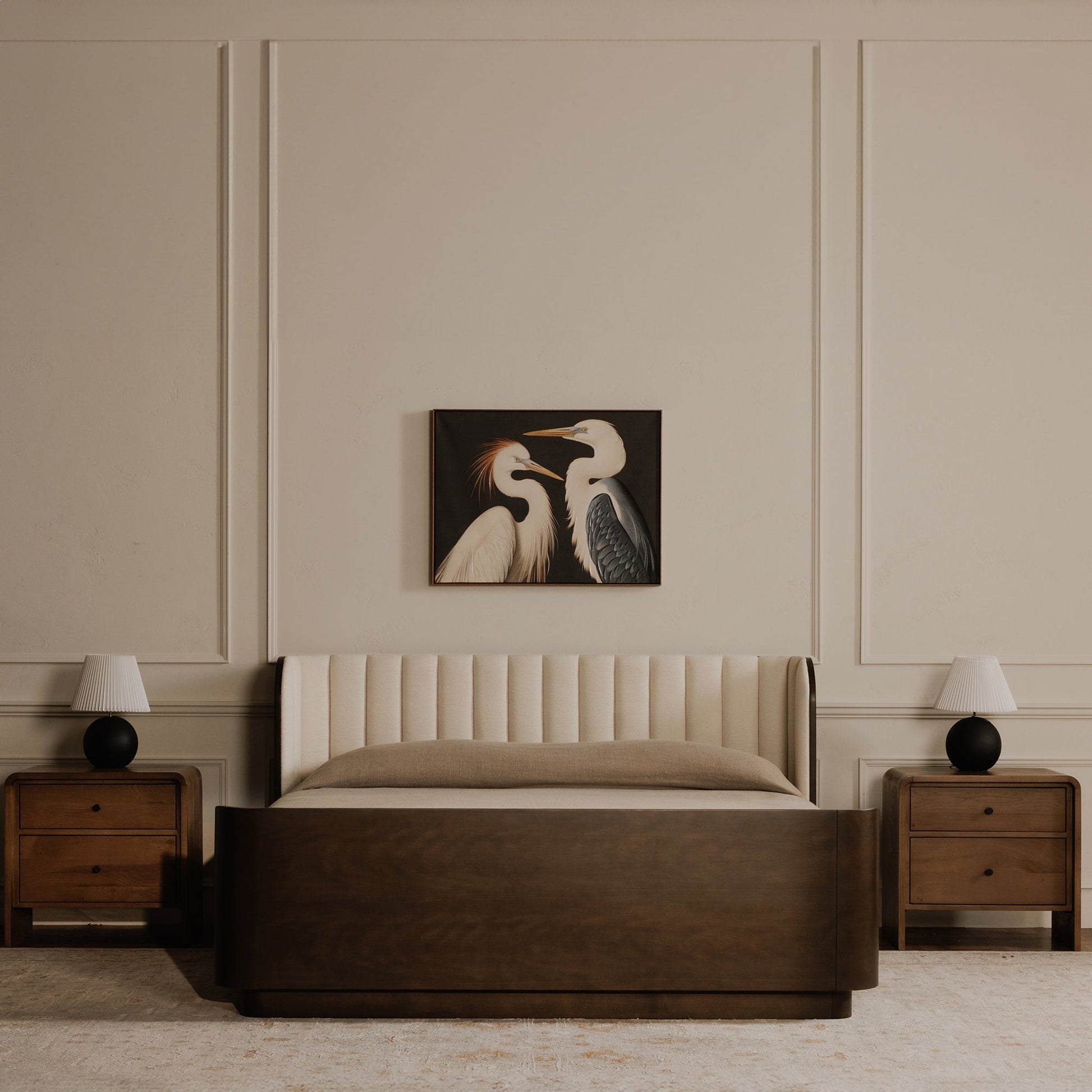 Riley Oak Nightstand - Ornate Home