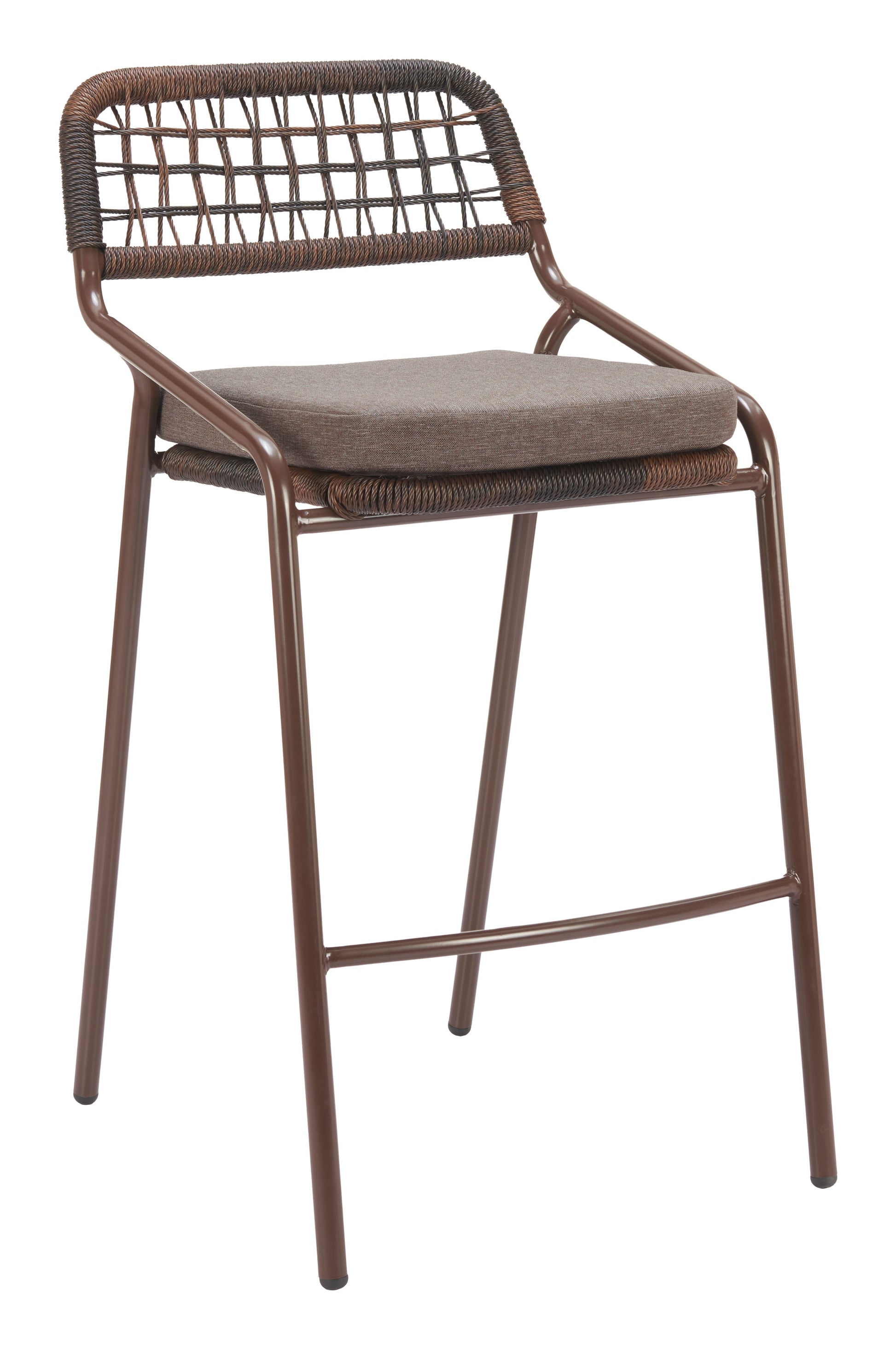 Rio Brown Outdoor Barstool (Set of 2) - Ornate Home