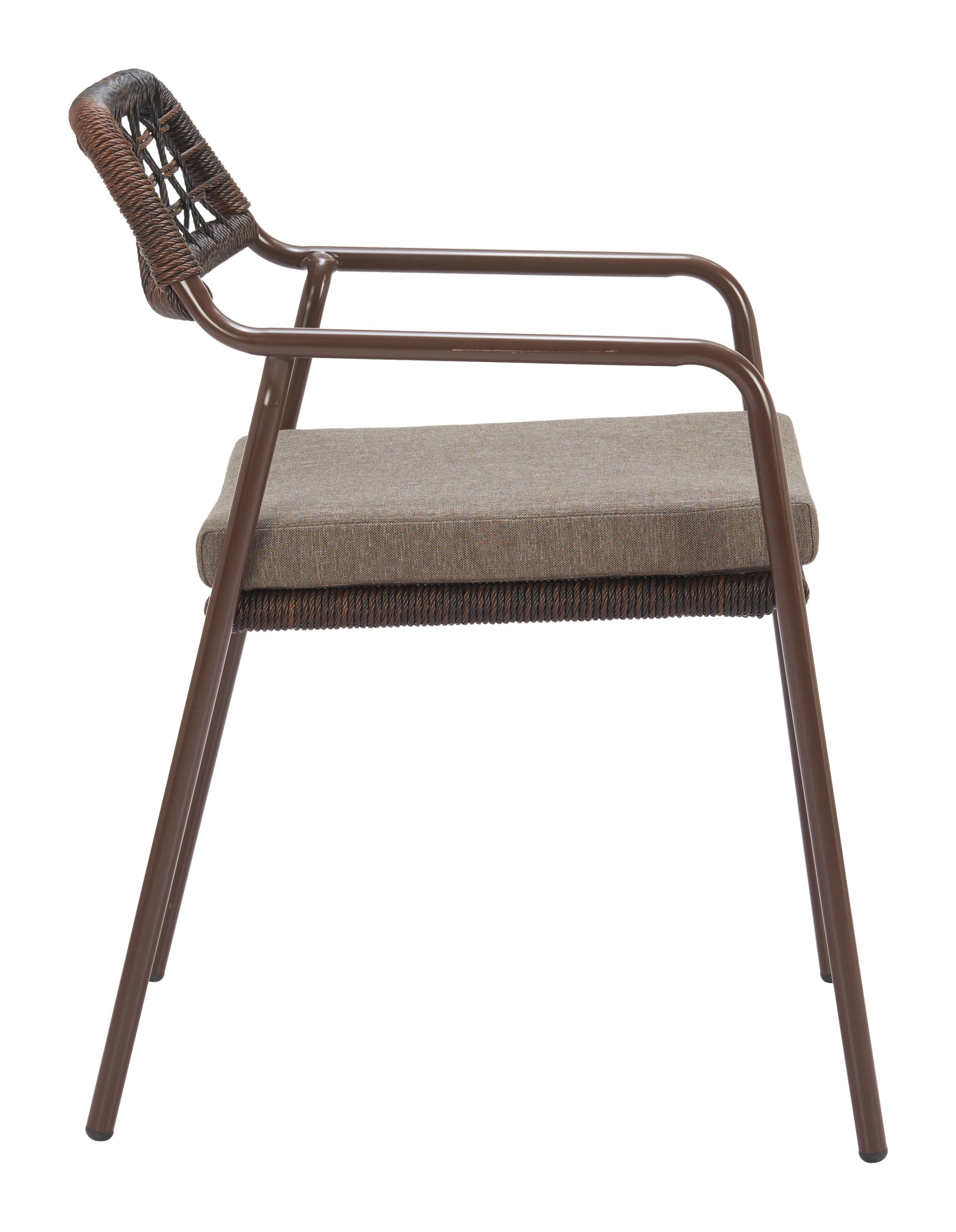 Rio Brown Outdoor Dining Chair (Set of 2) - Ornate Home