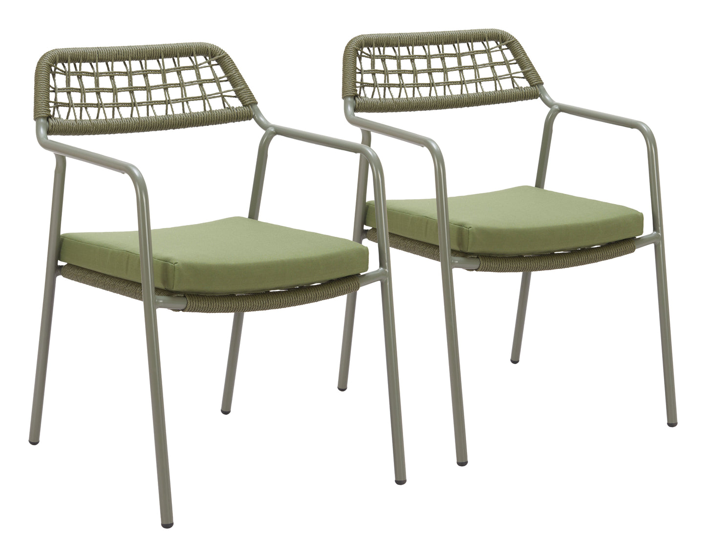 Rio Green Outdoor Dining Chair (Set of 2) - Ornate Home