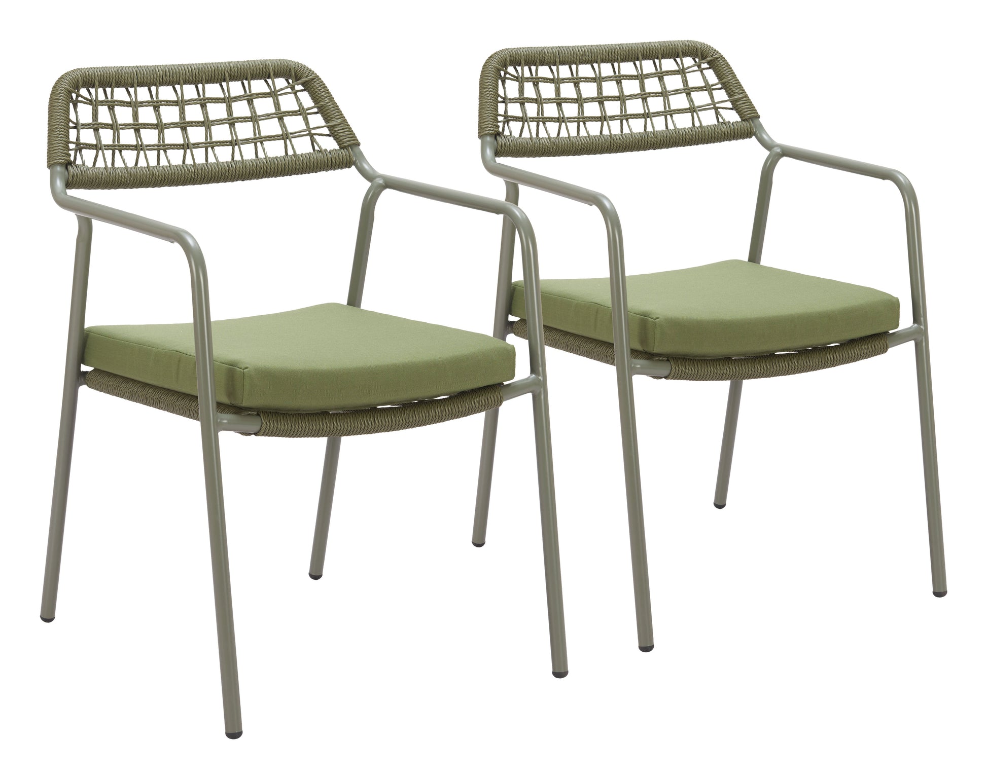Rio Green Outdoor Dining Chair (Set of 2) - Ornate Home