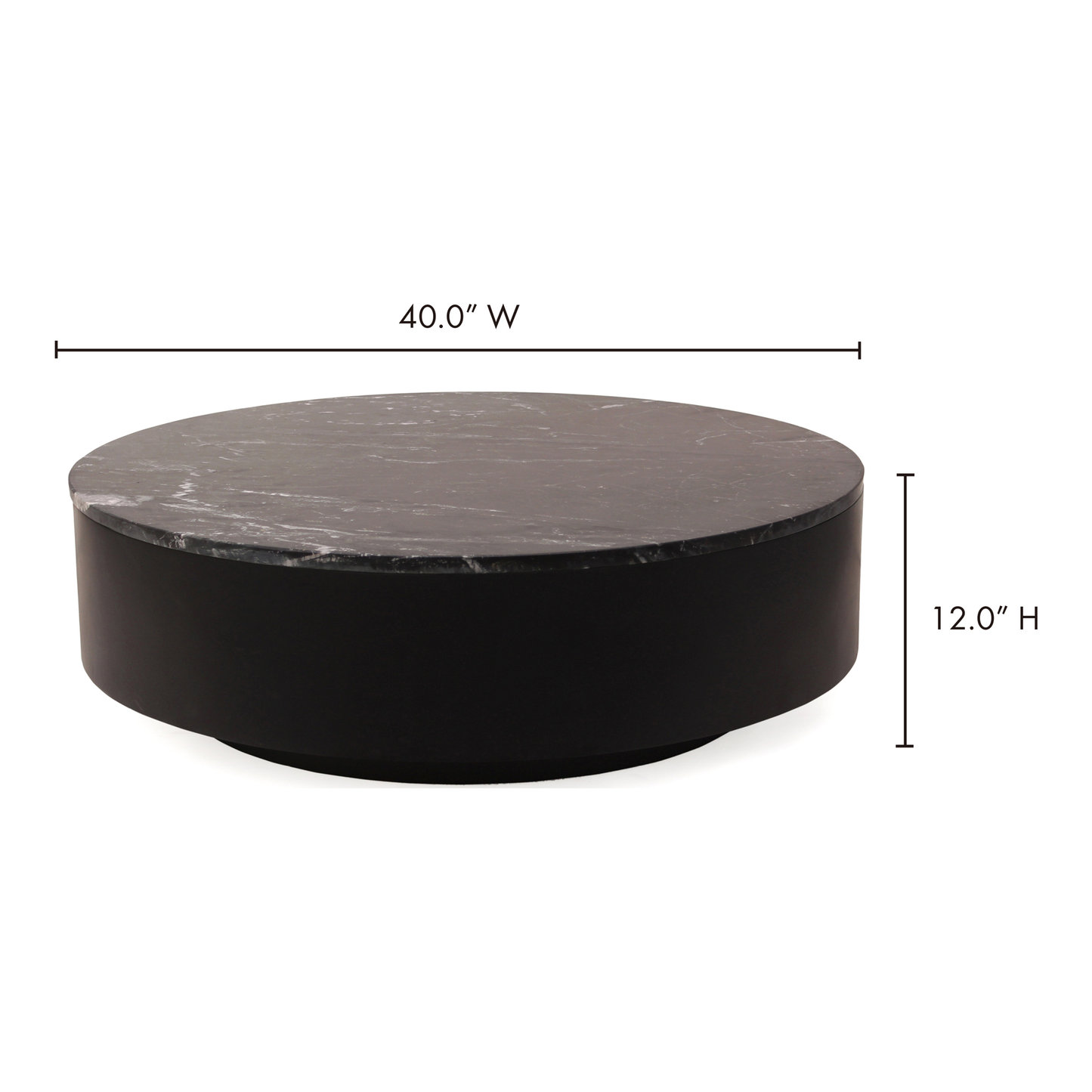 Ritual Black Coffee Table - Ornate Home