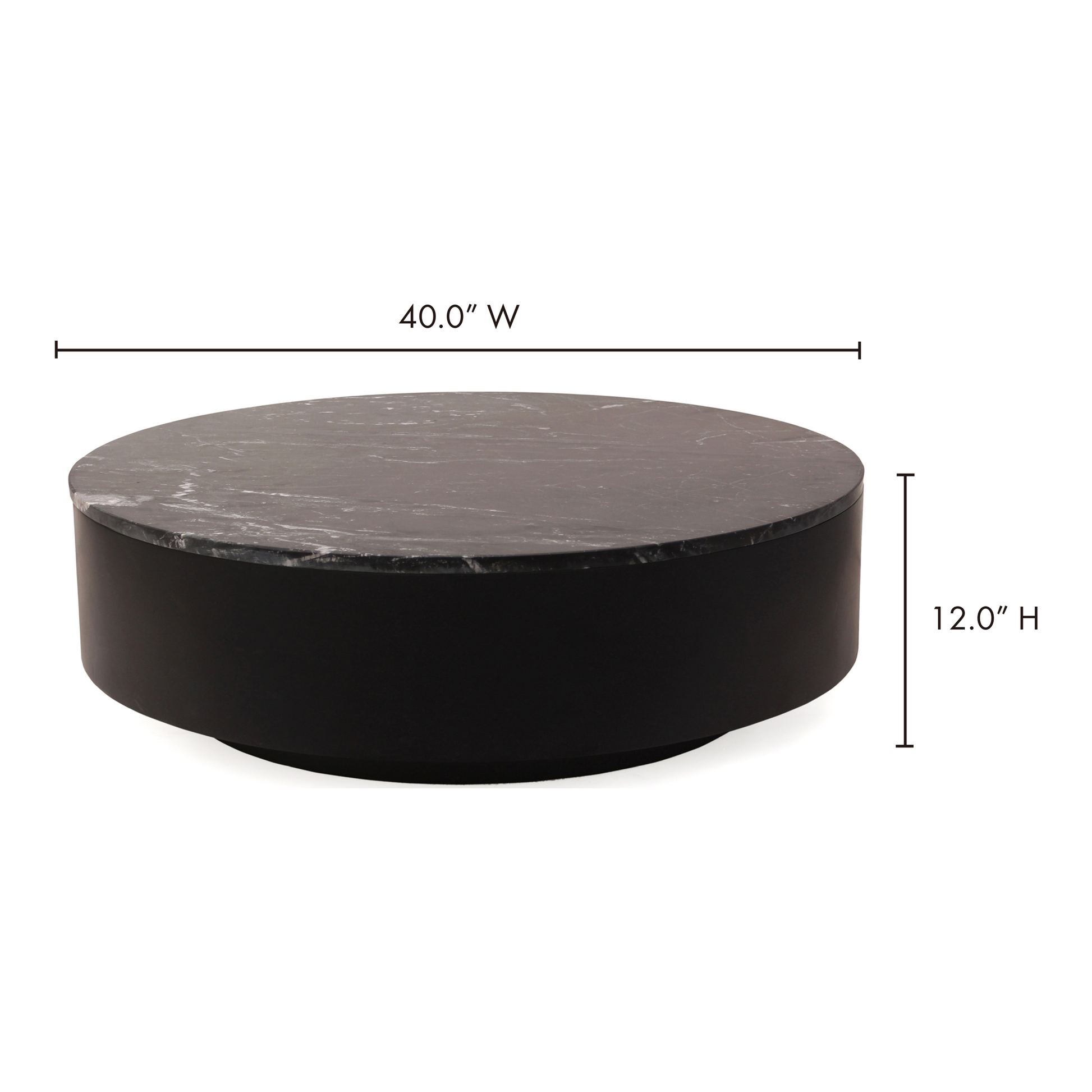 Ritual Black Coffee Table - Ornate Home