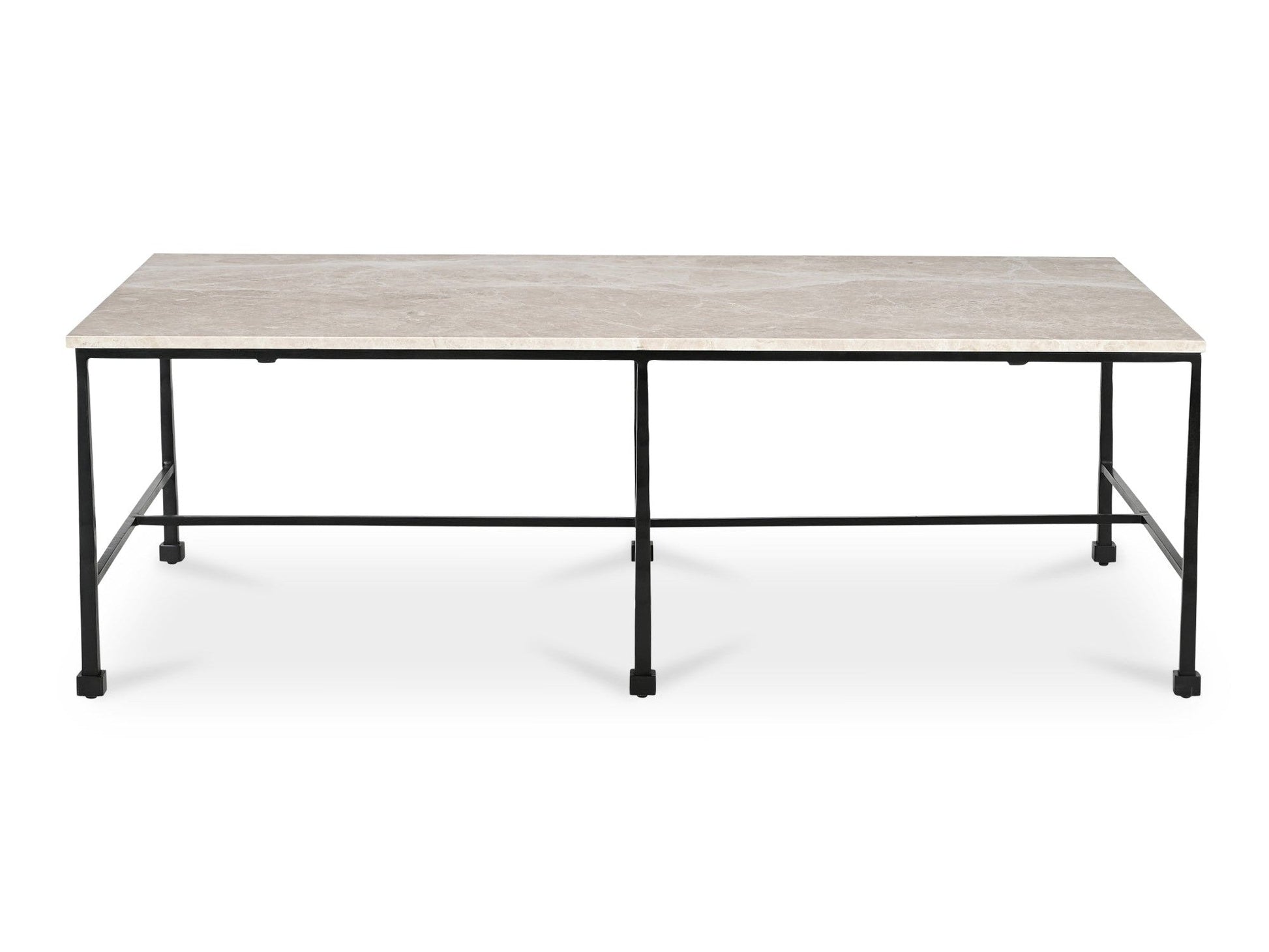 River Botticino Marble Coffee Table - Ornate Home