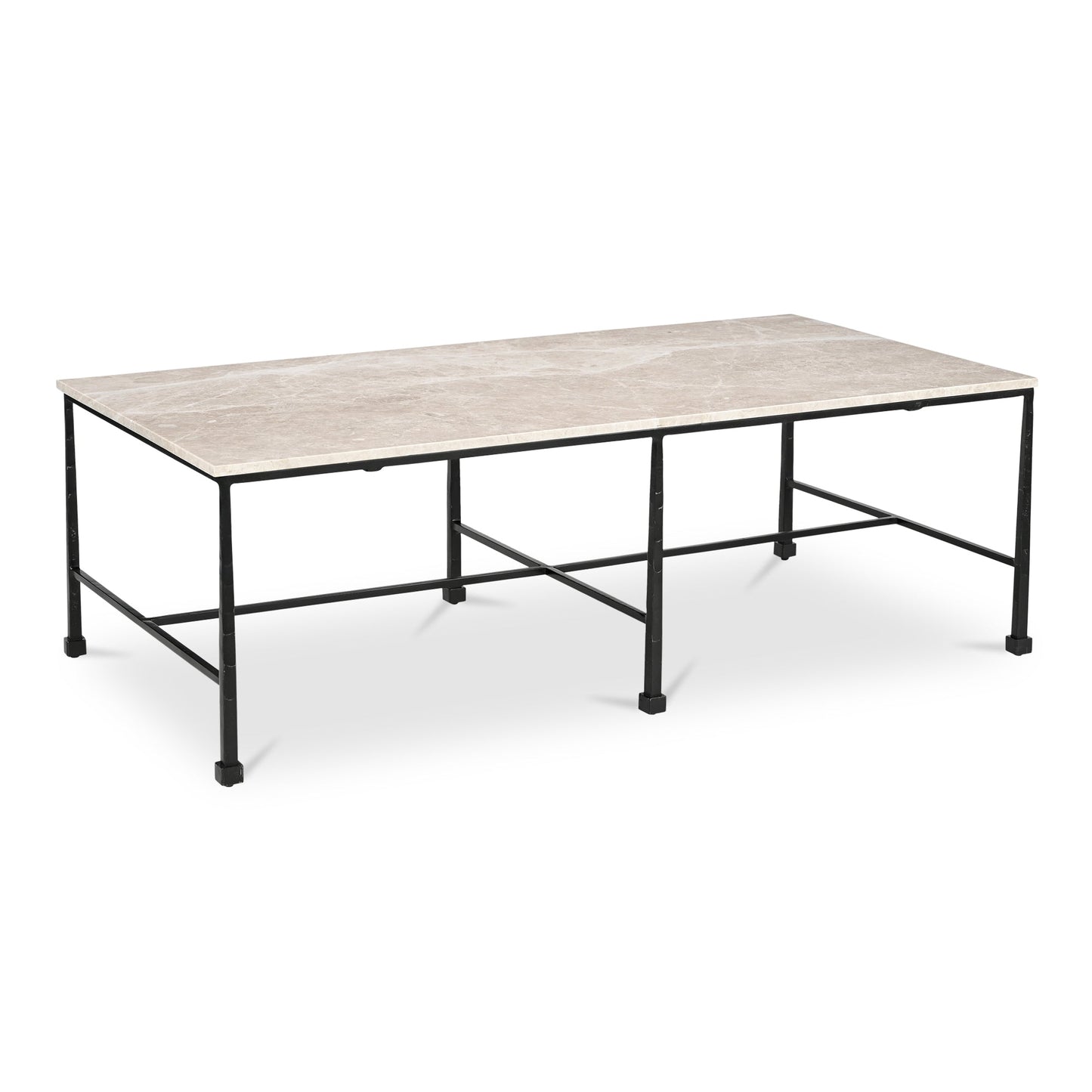 River Botticino Marble Coffee Table - Ornate Home