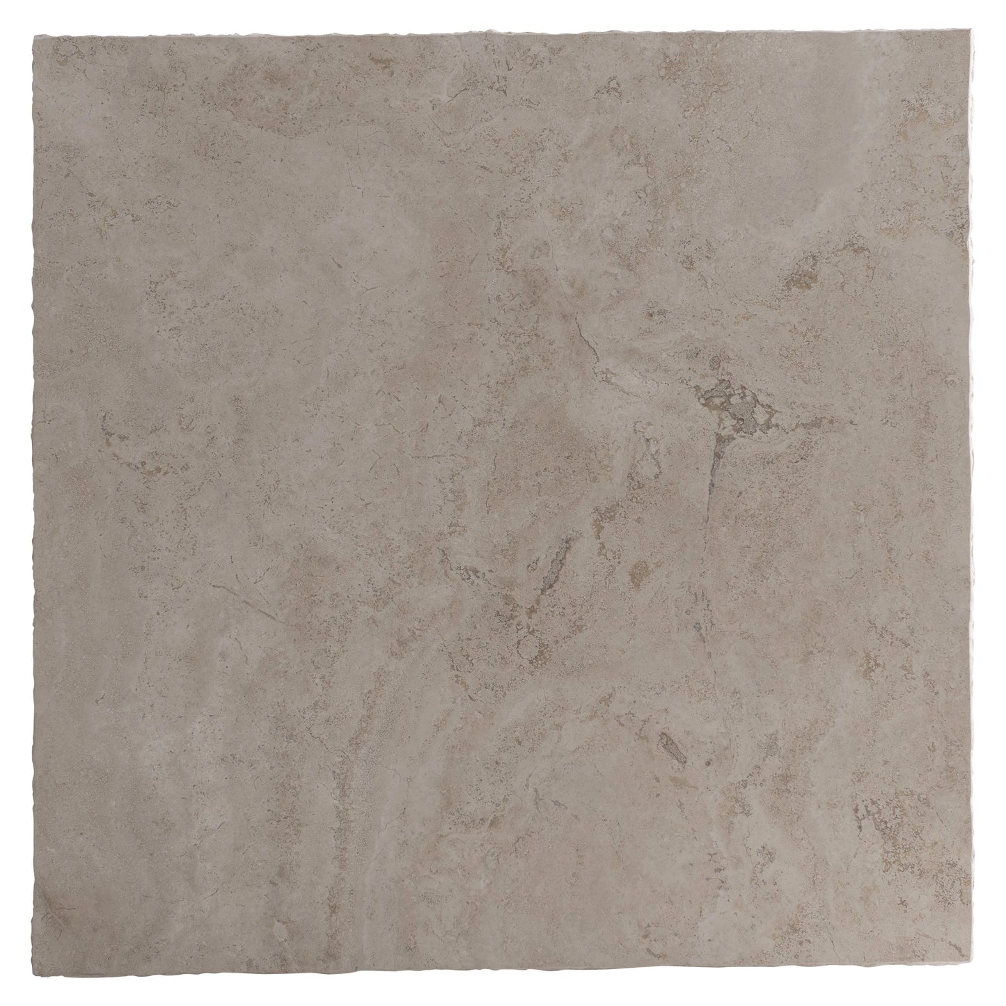Riverton Bianco Travertine/Silver Cocktail Table - Ornate Home
