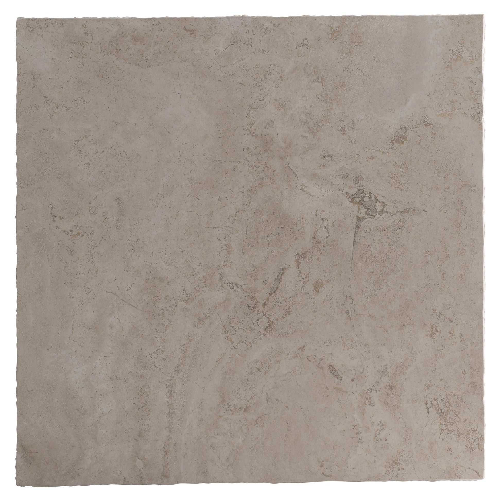 Riverton Bianco Travertine/Silver Cocktail Table - Ornate Home